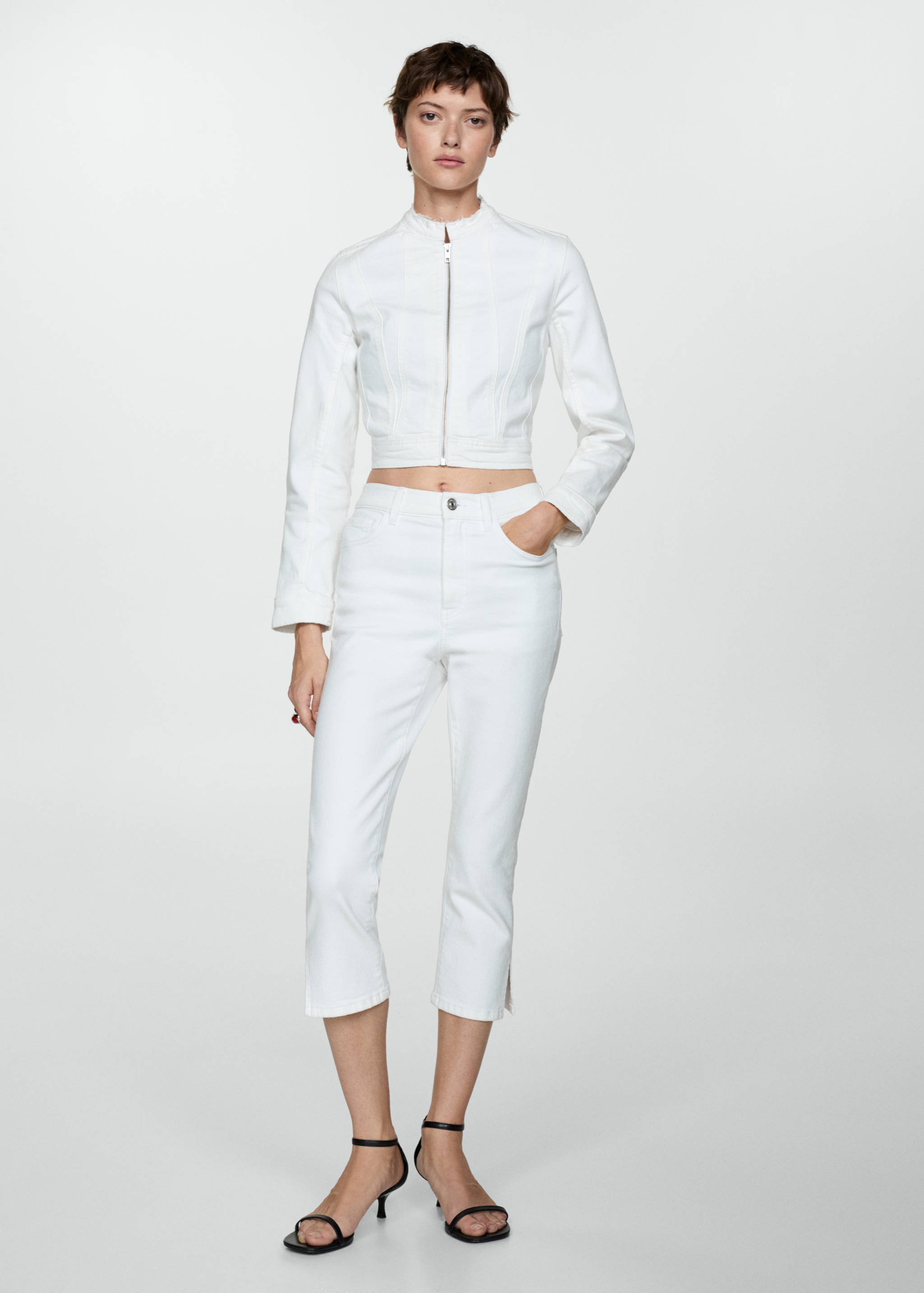 جاكيت جينز بسحاب - رؤية عامة