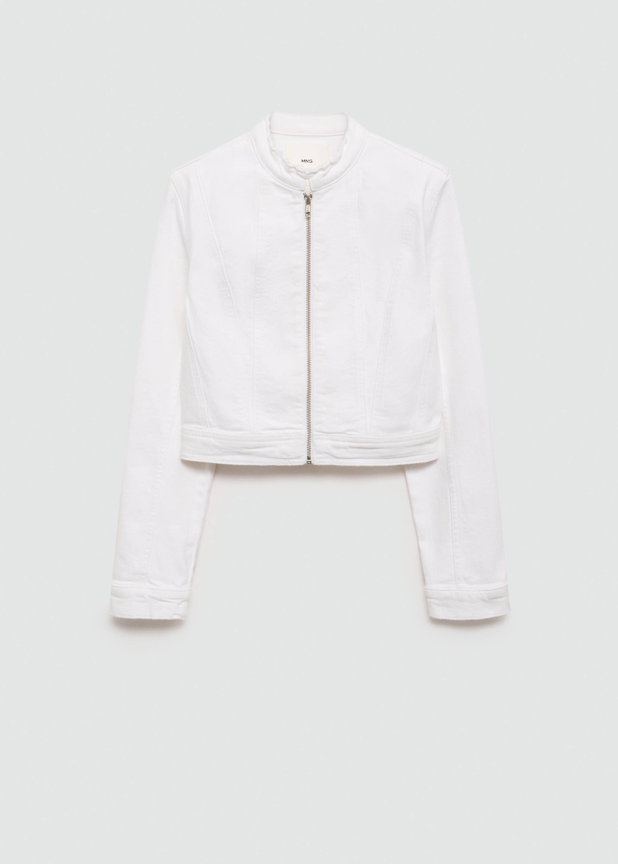 جاكيت جينز بسحاب - منتج دون نموذج