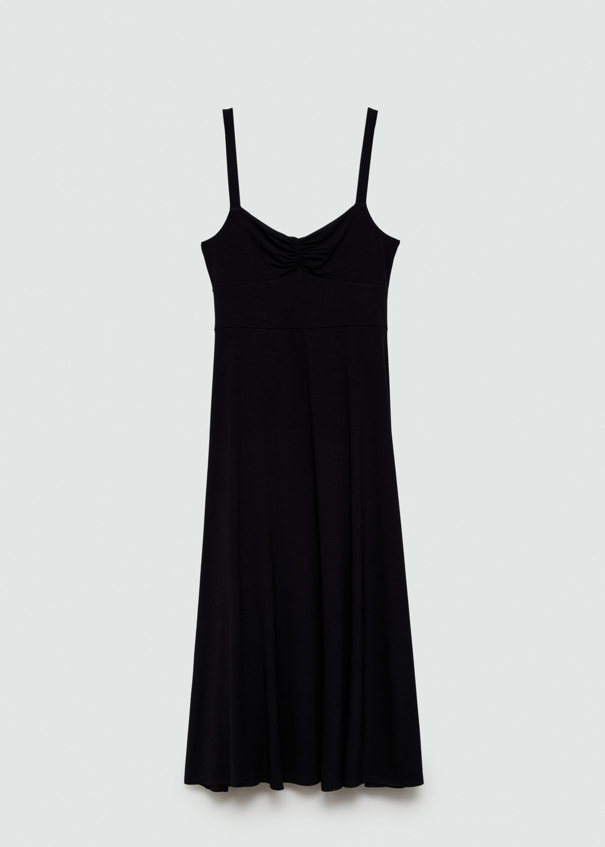 Strapless flared dress - Article without model
