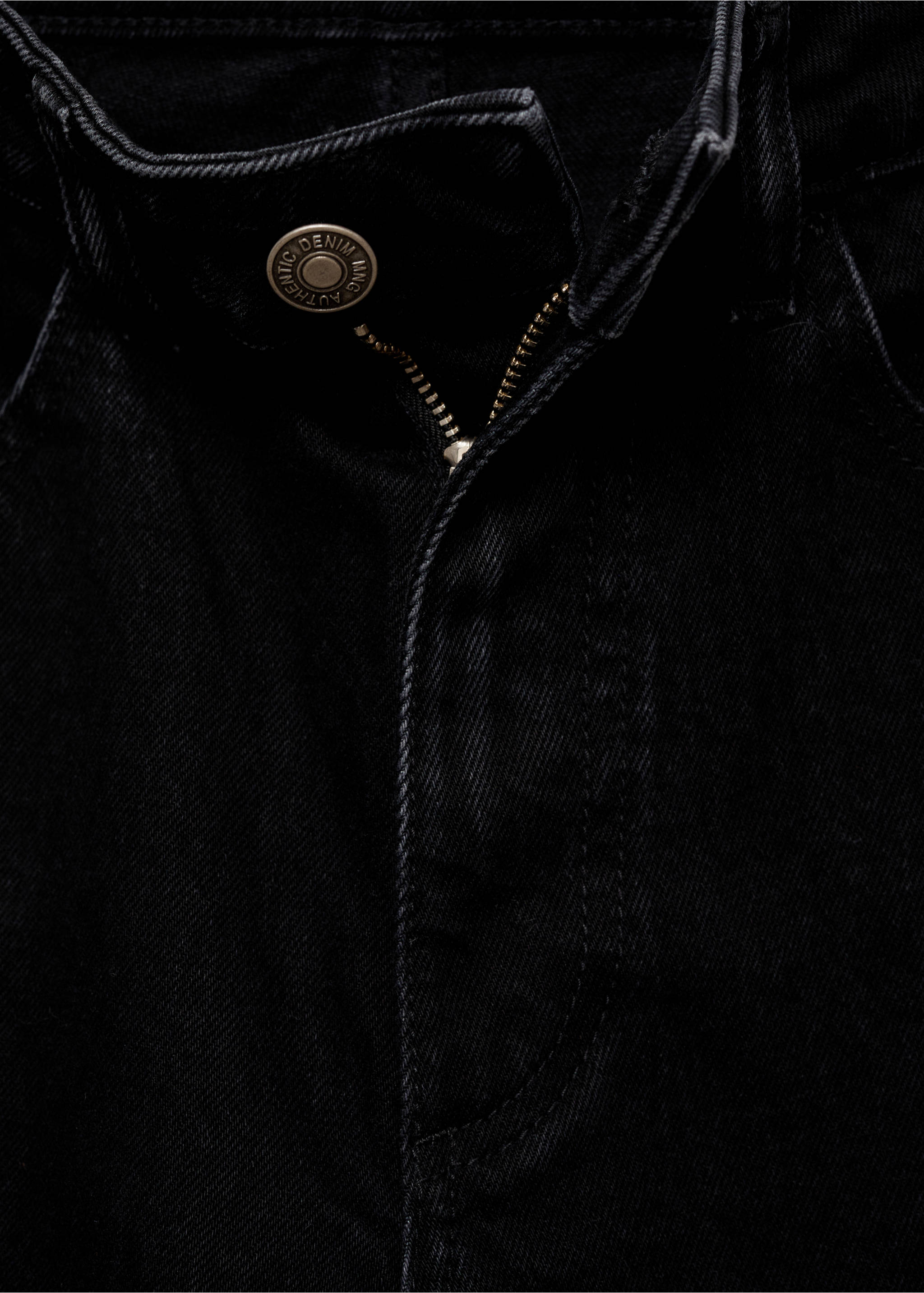 Джинсы regular fit - Деталь изделия 8, Черный деним. Ref: 77032920-00.