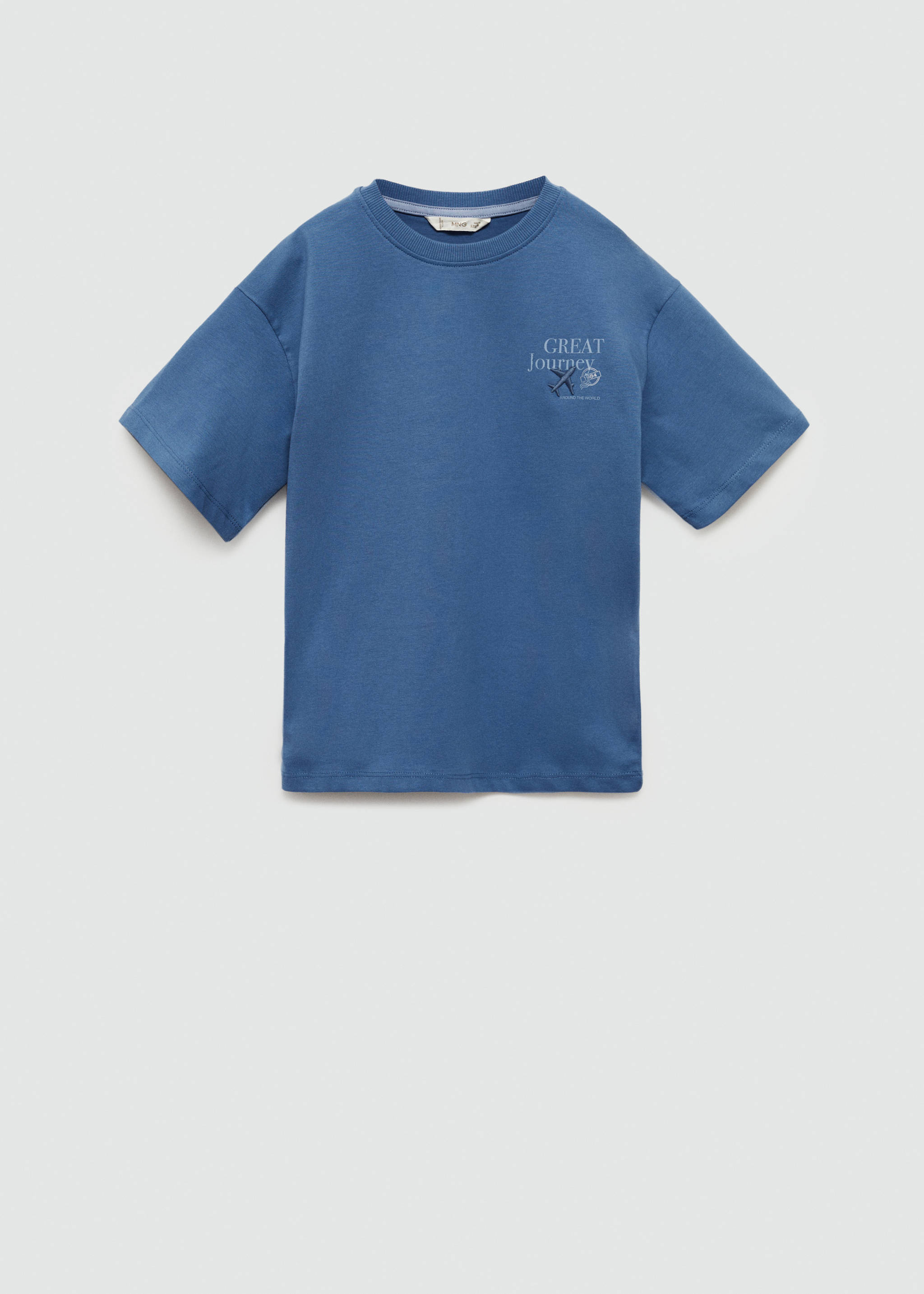 Printed cotton-blend T-shirt - Article without model