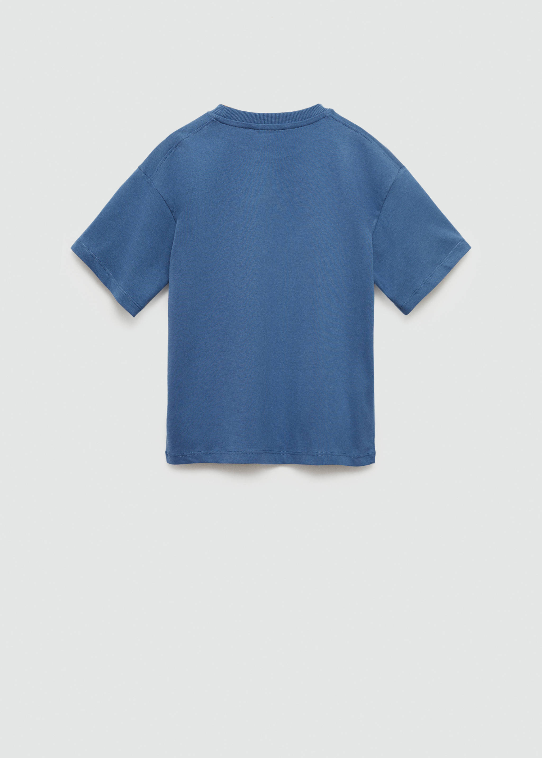 Printed cotton-blend T-shirt - Reverse of the article