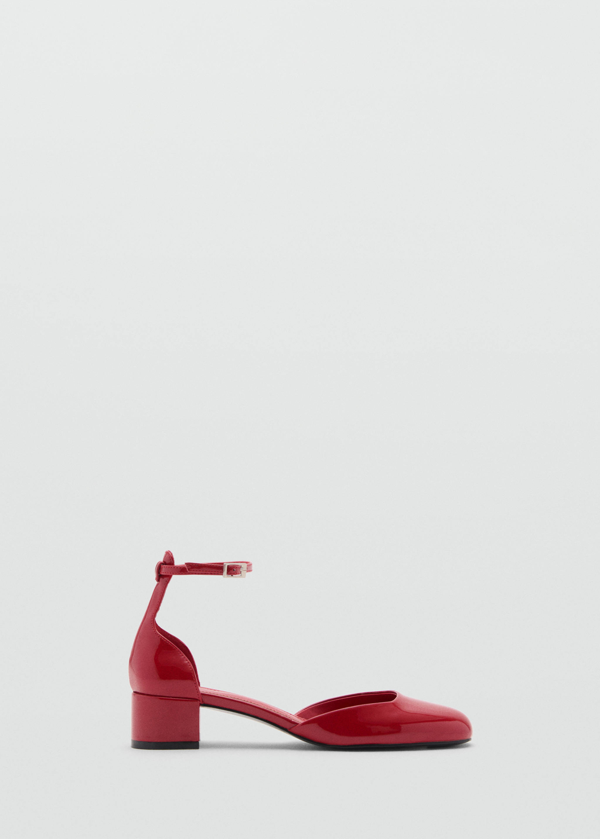 Patent-effect stiletto-heel shoes - Article without model