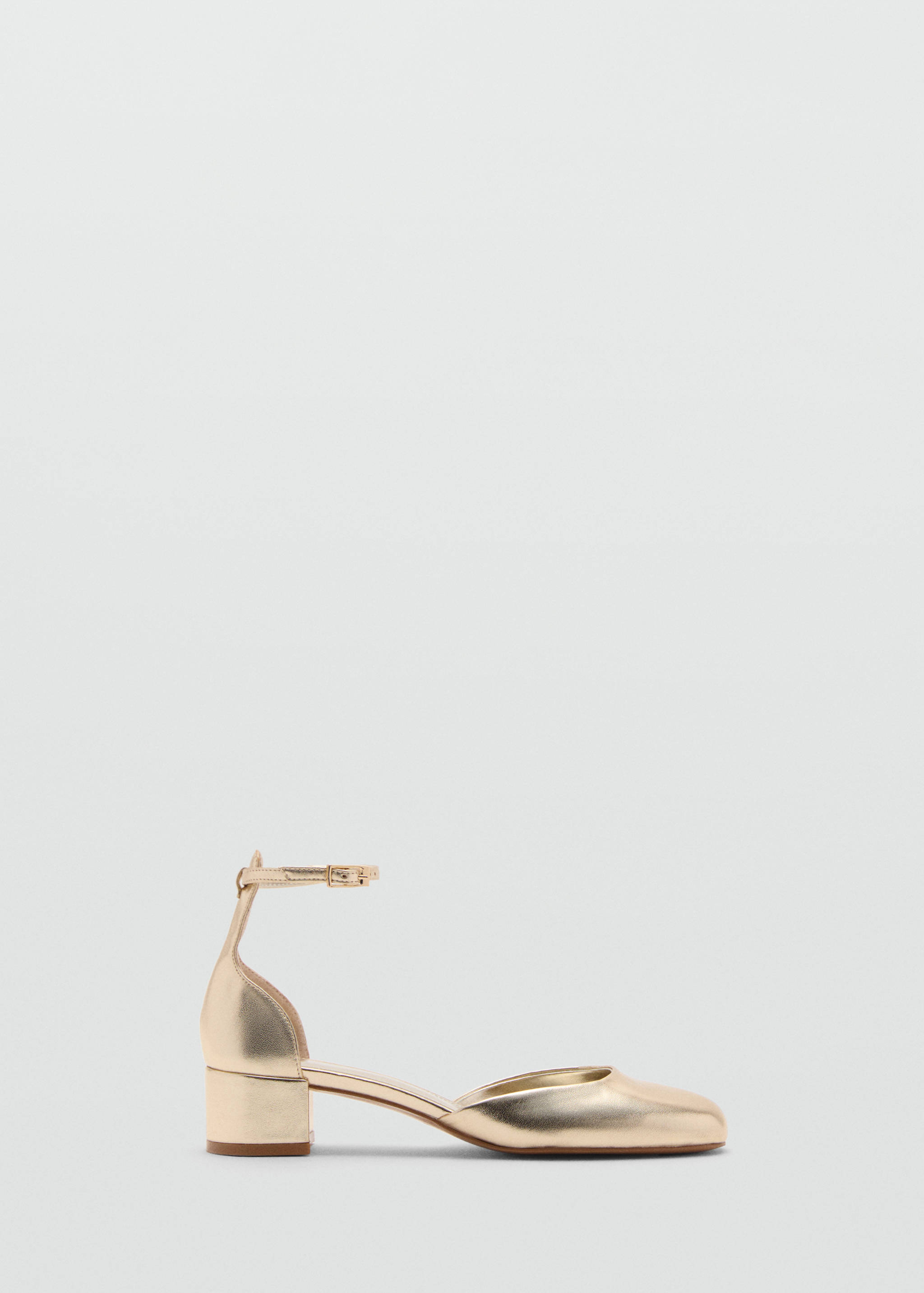 Patent-effect stiletto-heel shoes - Article without model