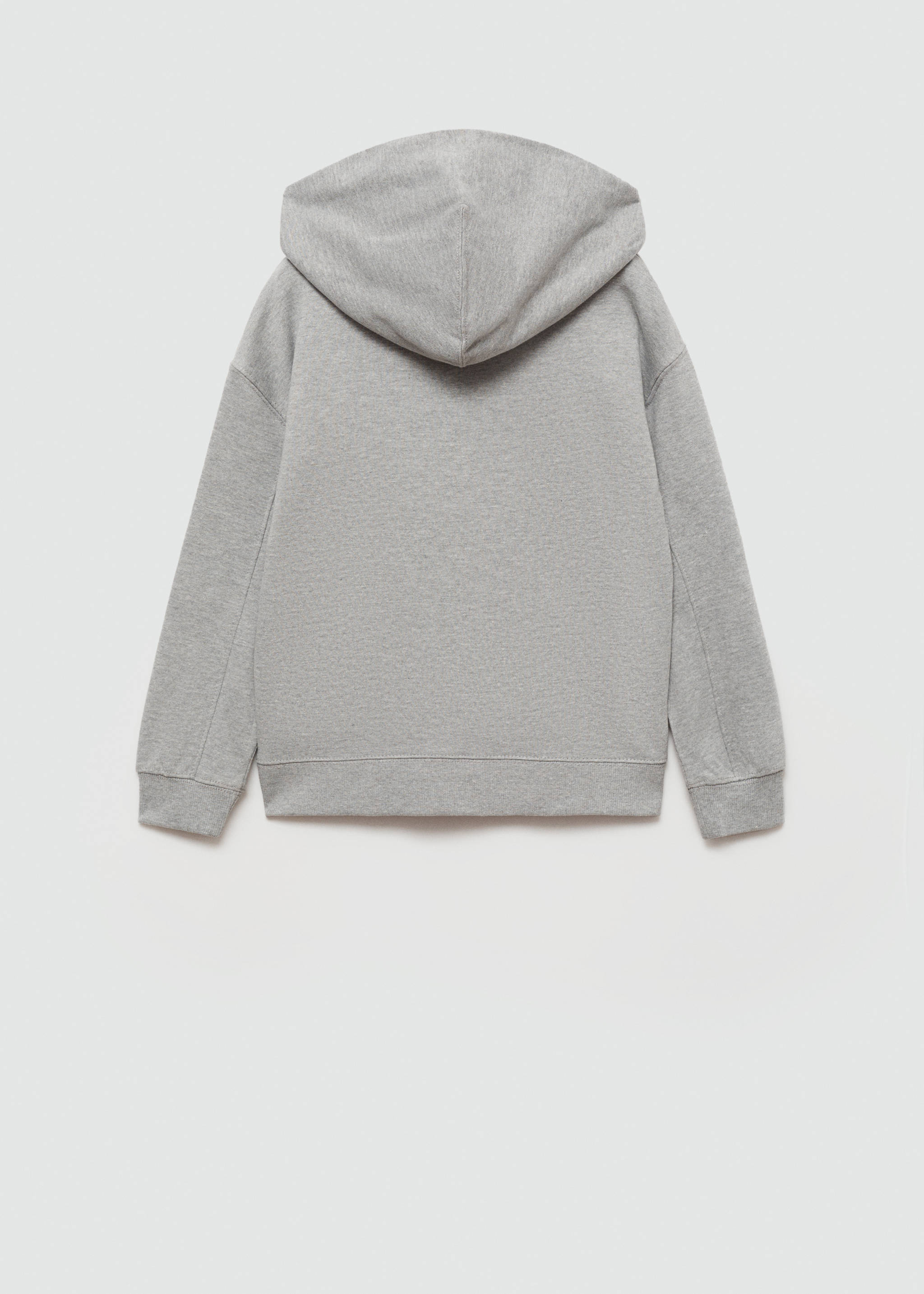 Zipped hoodie - Reverse of the article