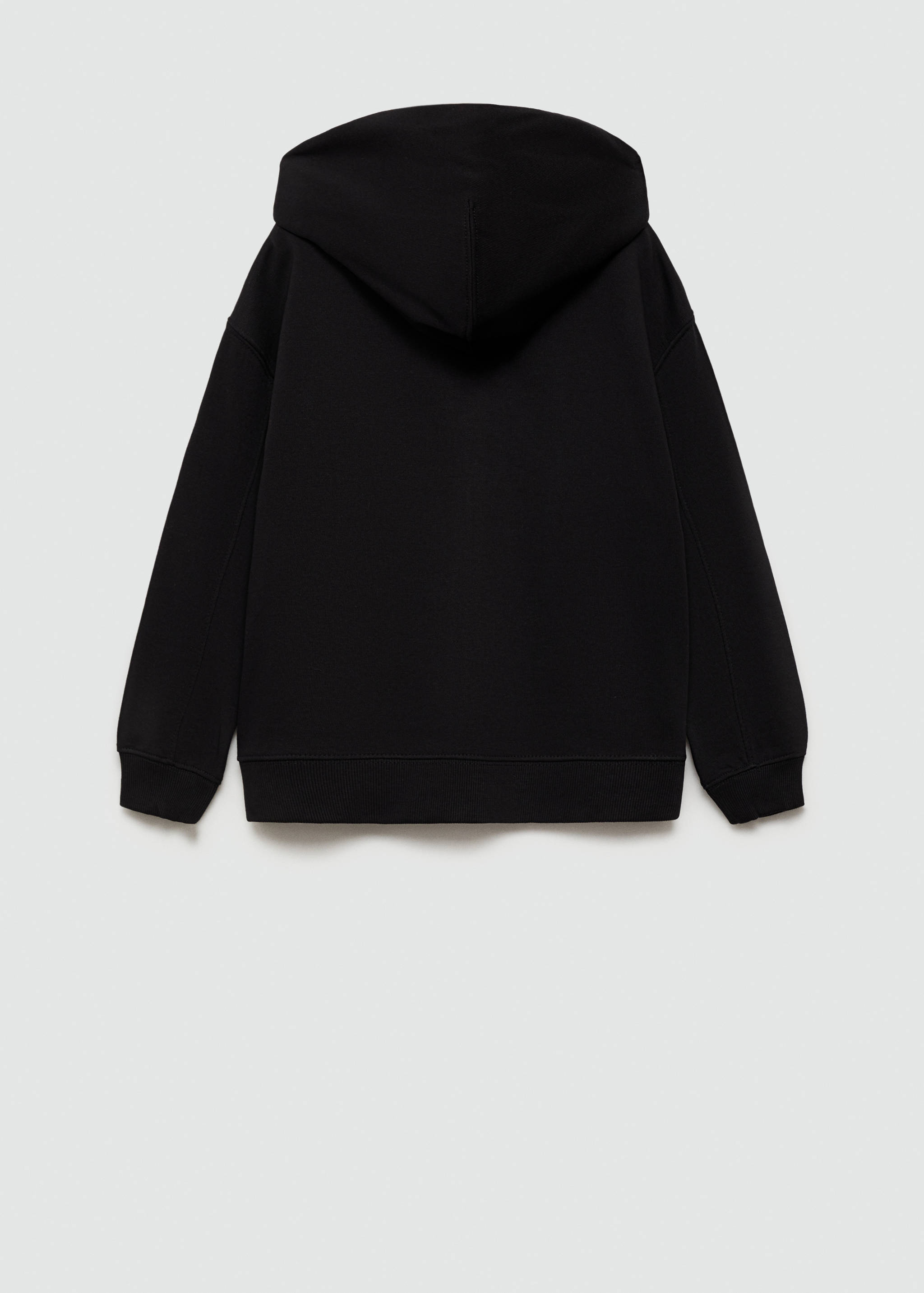 Zipped hoodie - Reverse of the article