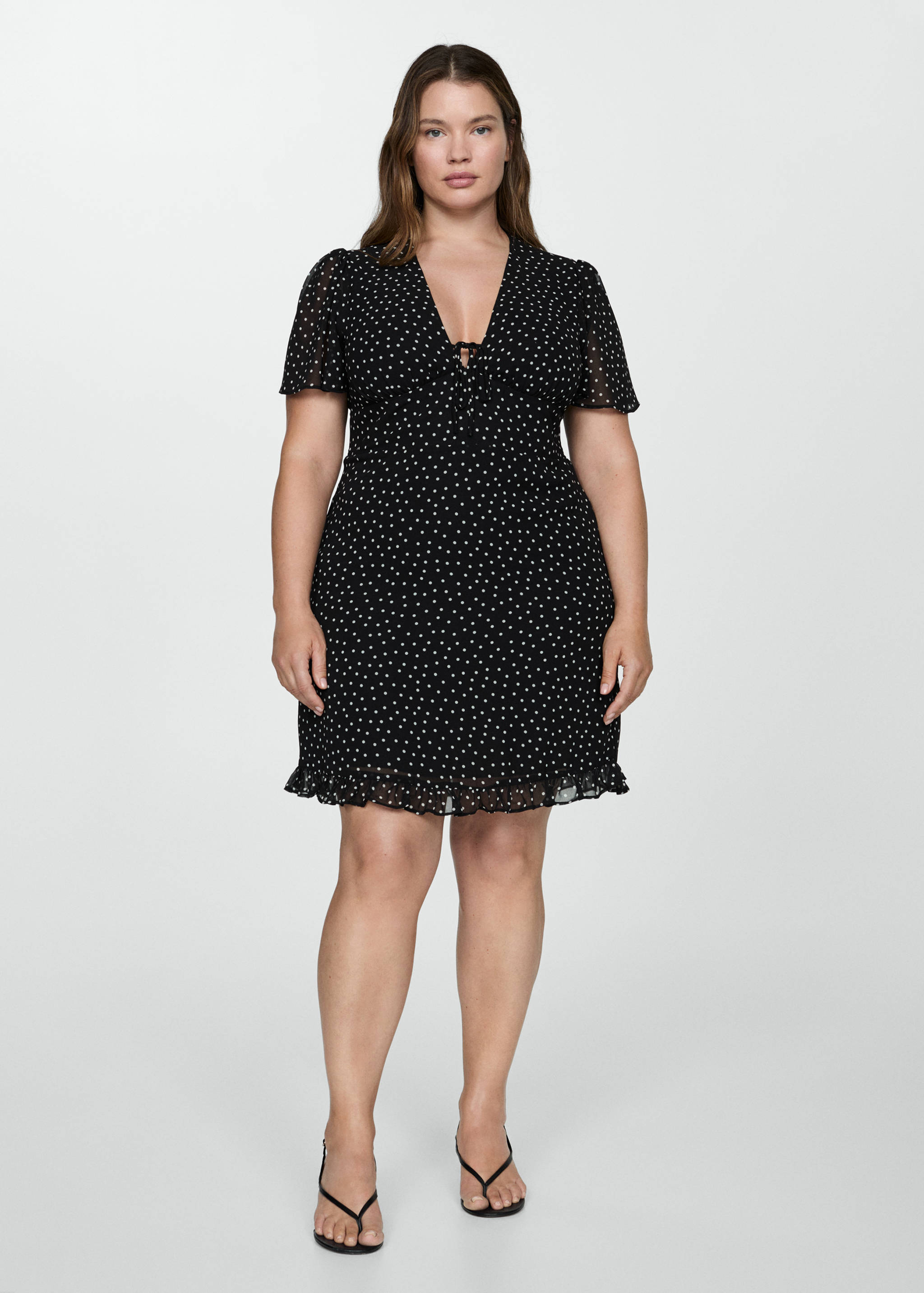 Printed short dress - Details of the article 3