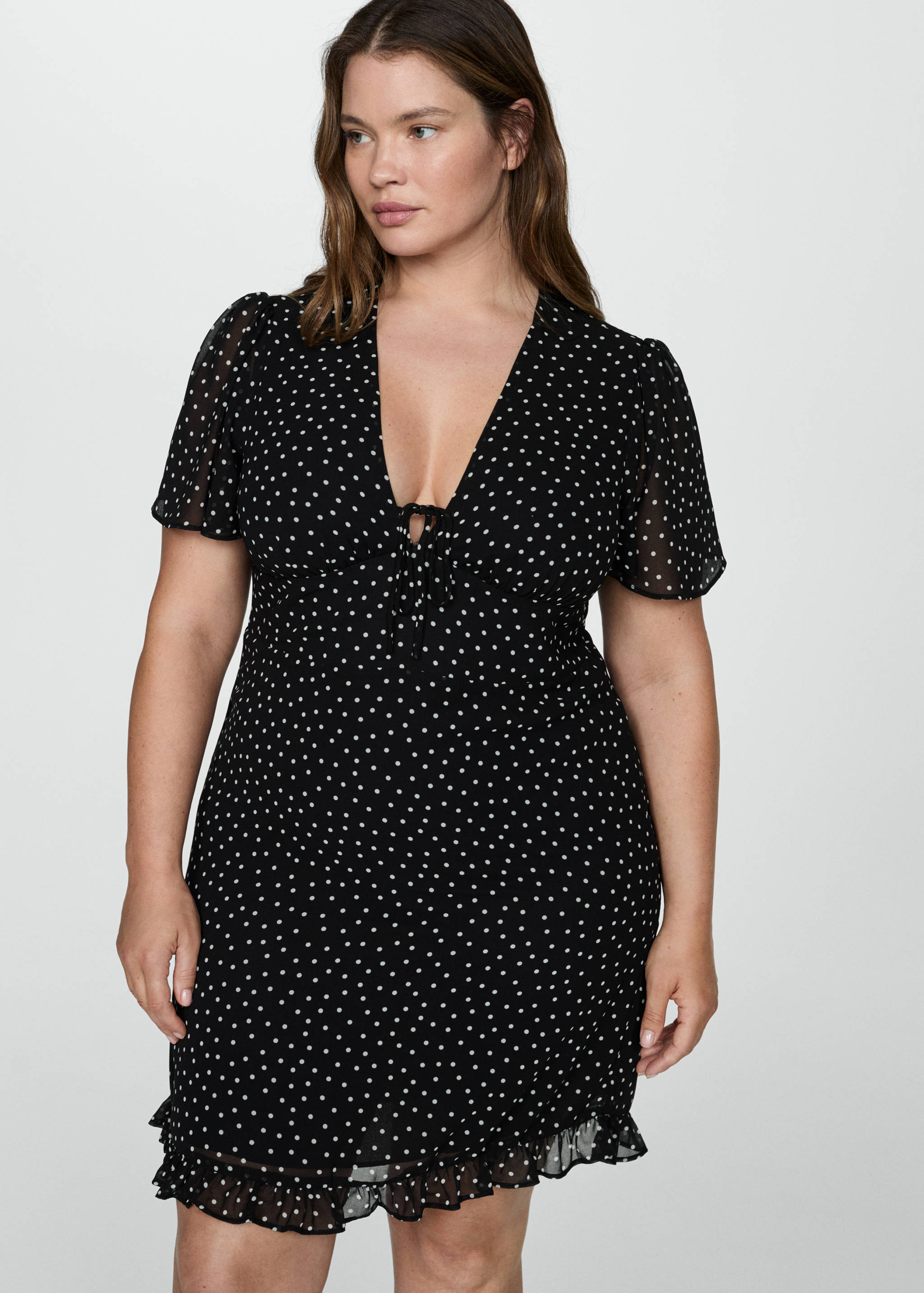 Printed short dress - Details of the article 5