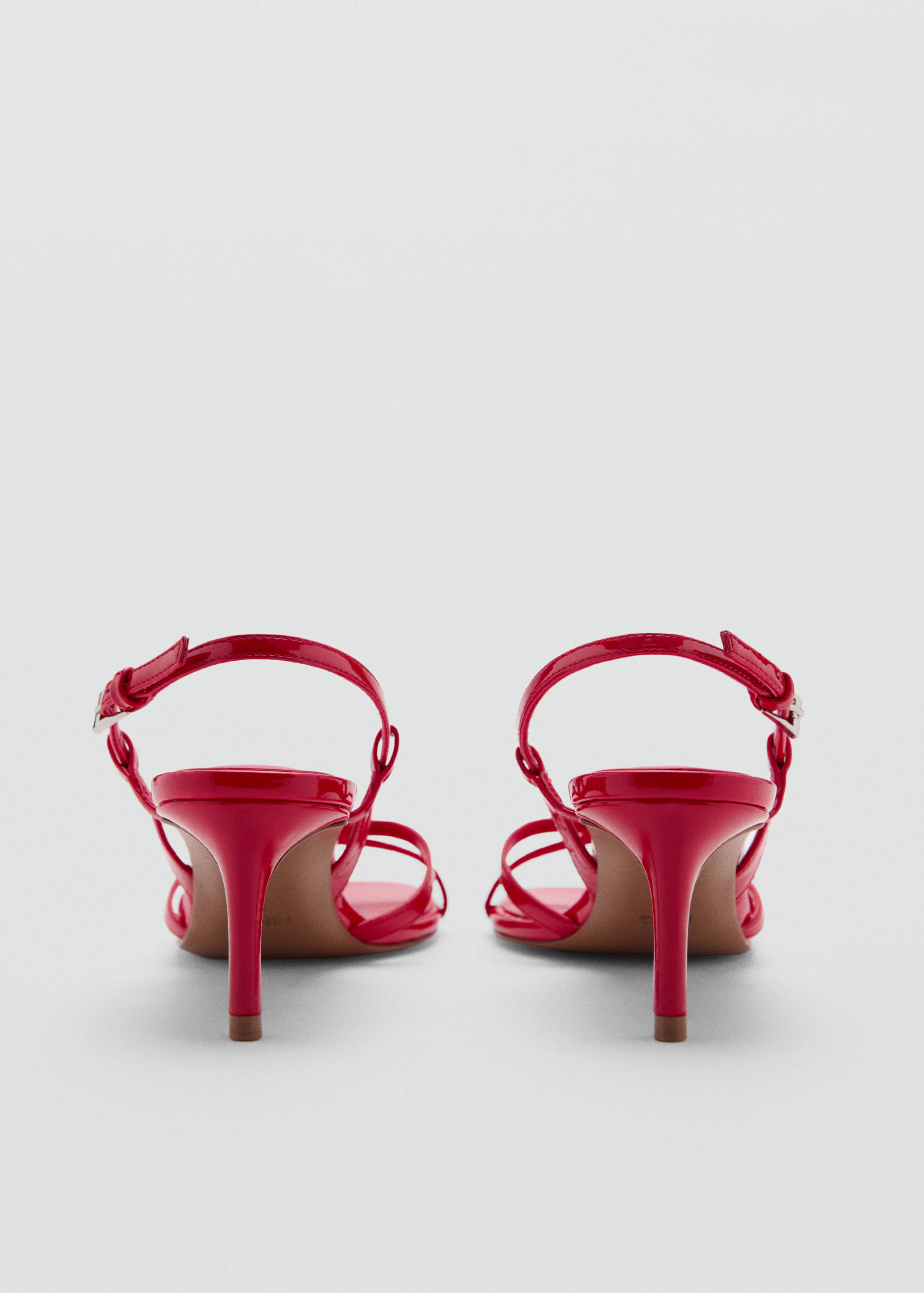 Heeled sandals with strap and buckle - Details of the article 1