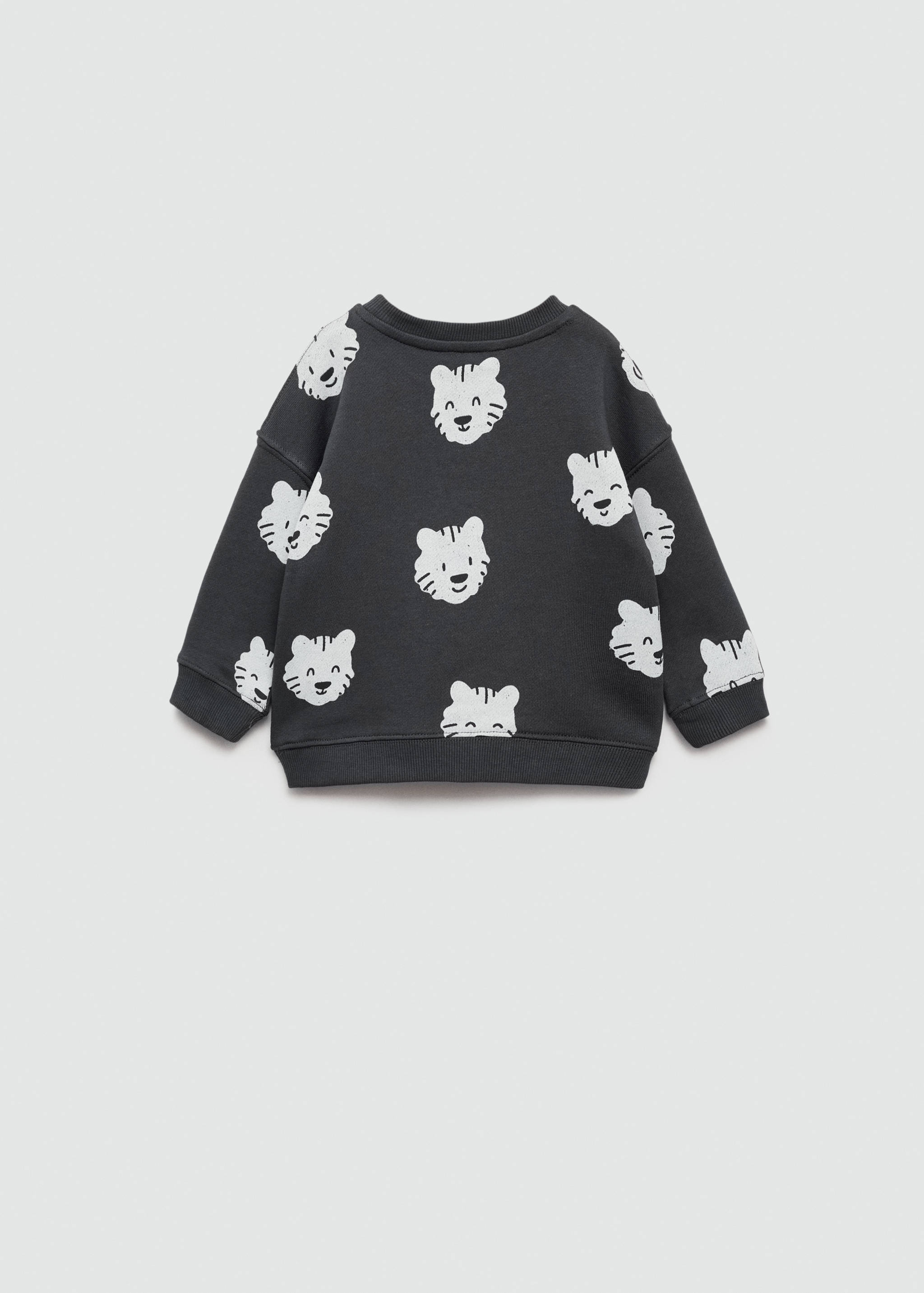 Tiger-print sweatshirt - Reverse of the article