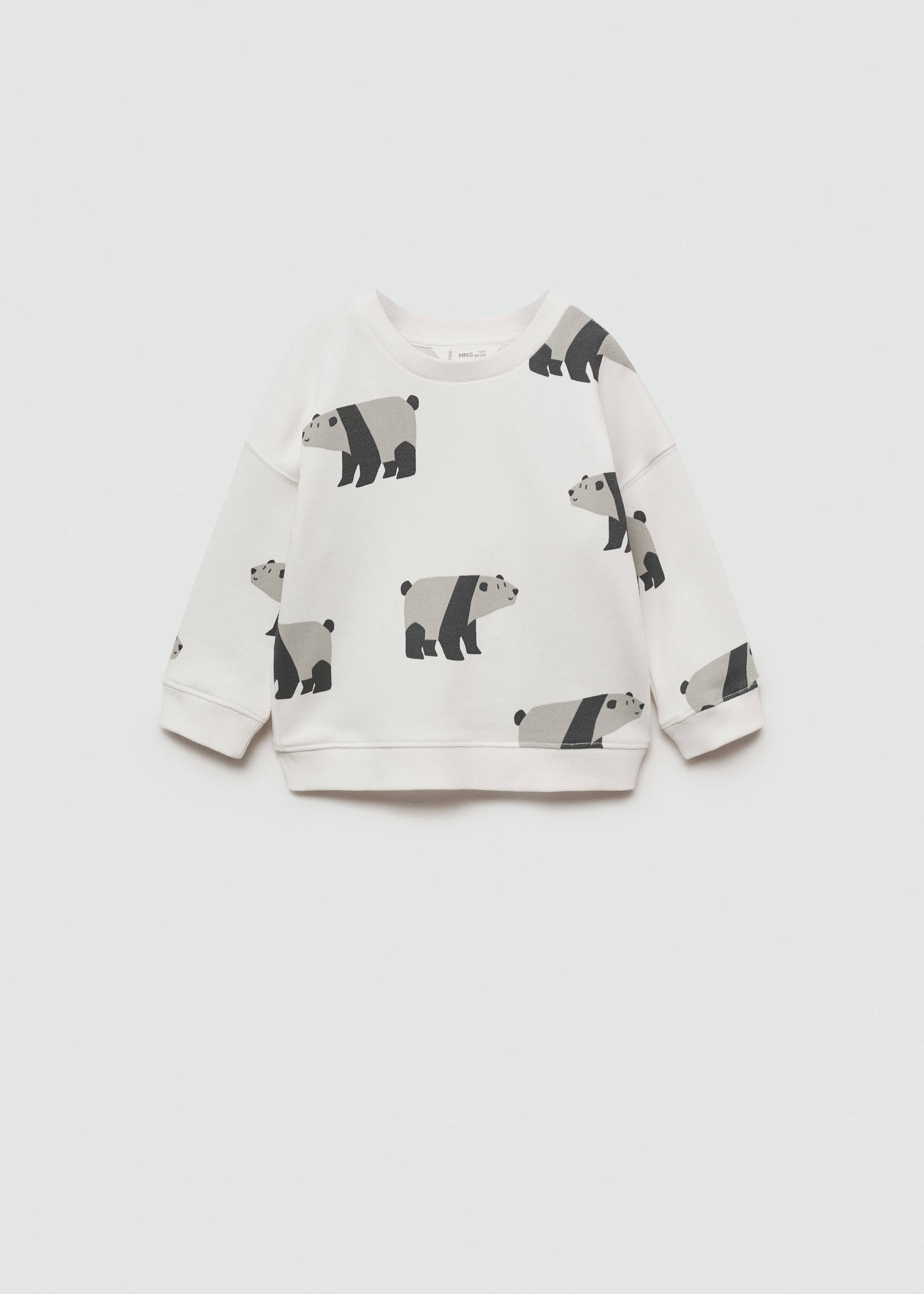 Sweatshirt estampada com urso - Artigo sem modelo