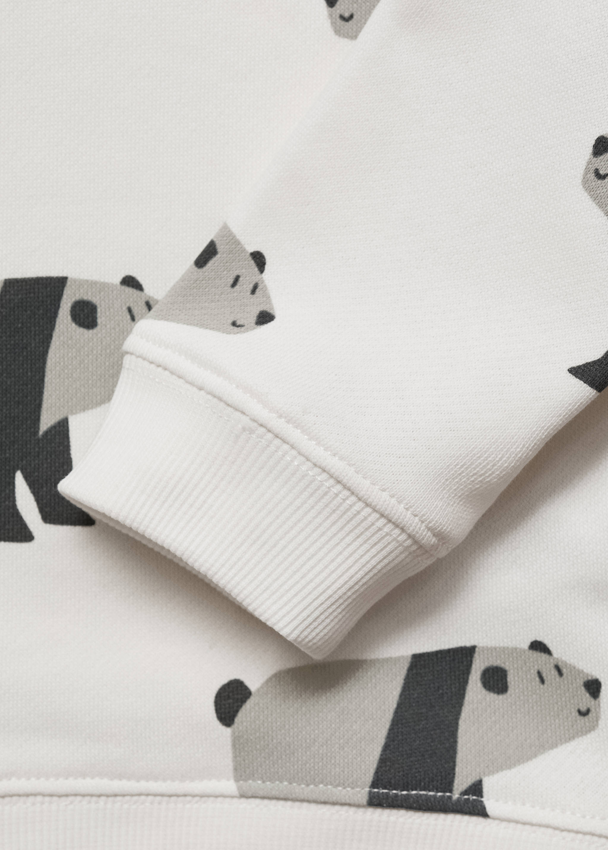 Sweatshirt estampada com urso - Pormenor do artigo 0