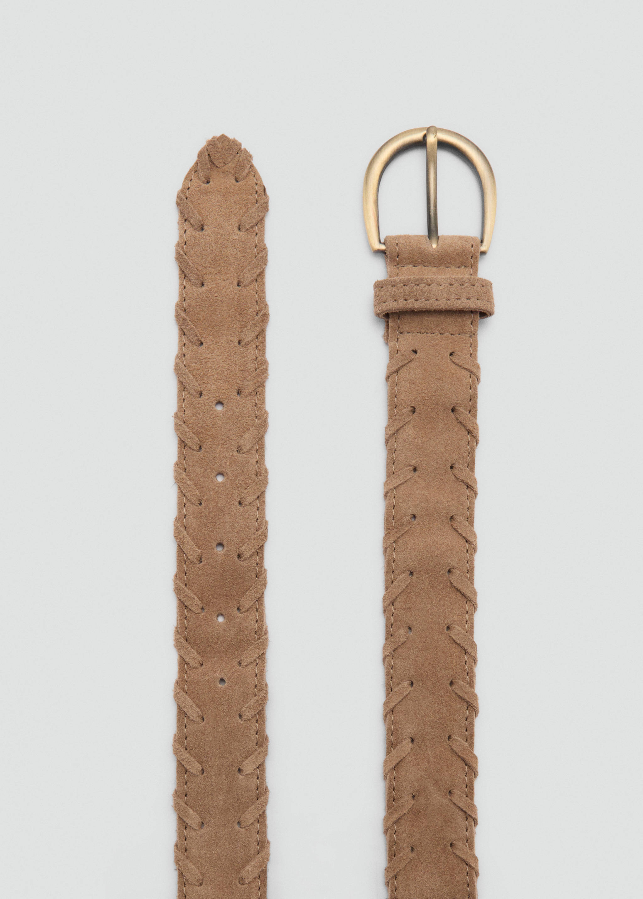 Braided leather belt - Details of the article 1