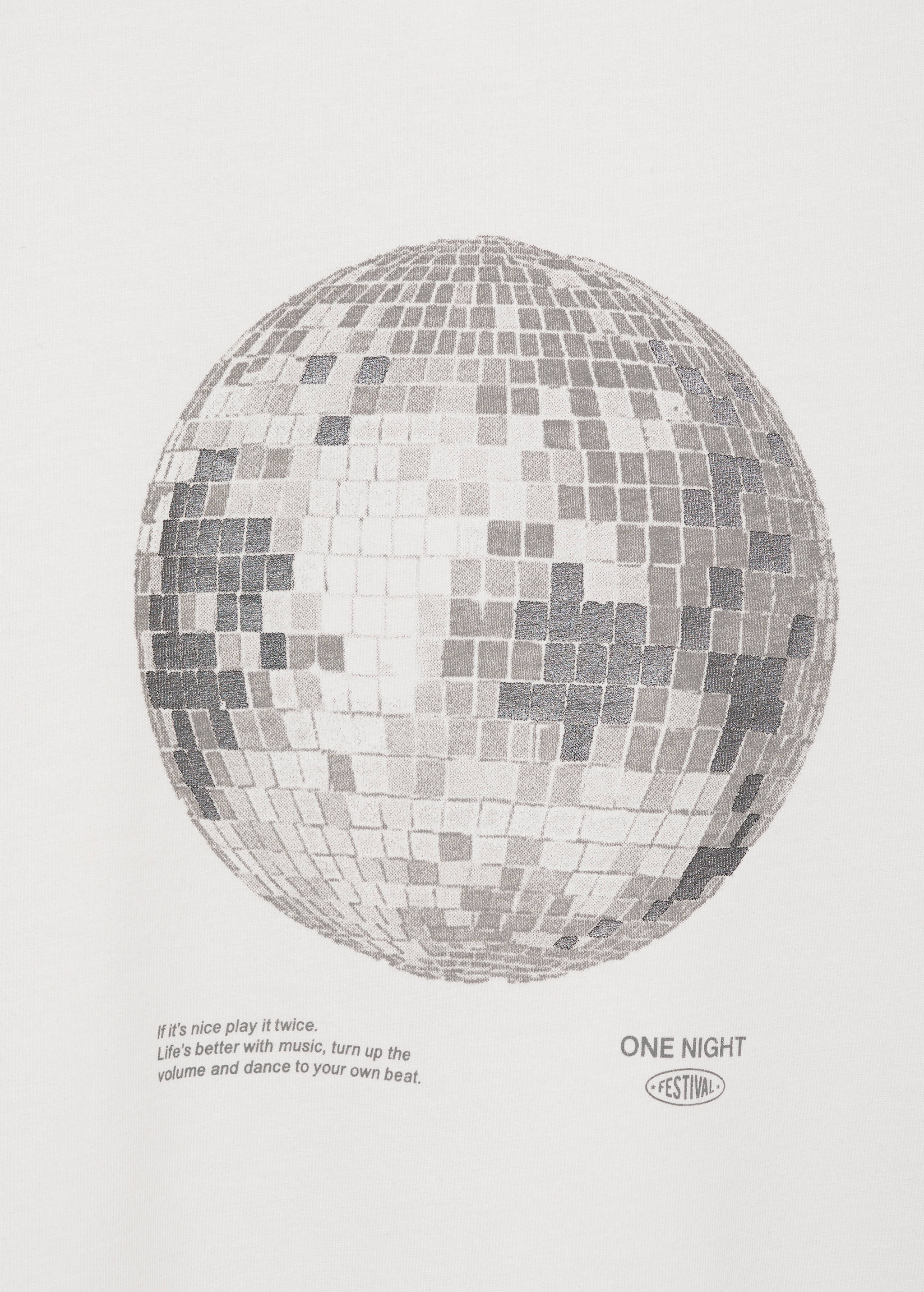 Printed cotton-blend T-shirt - Details of the article 8