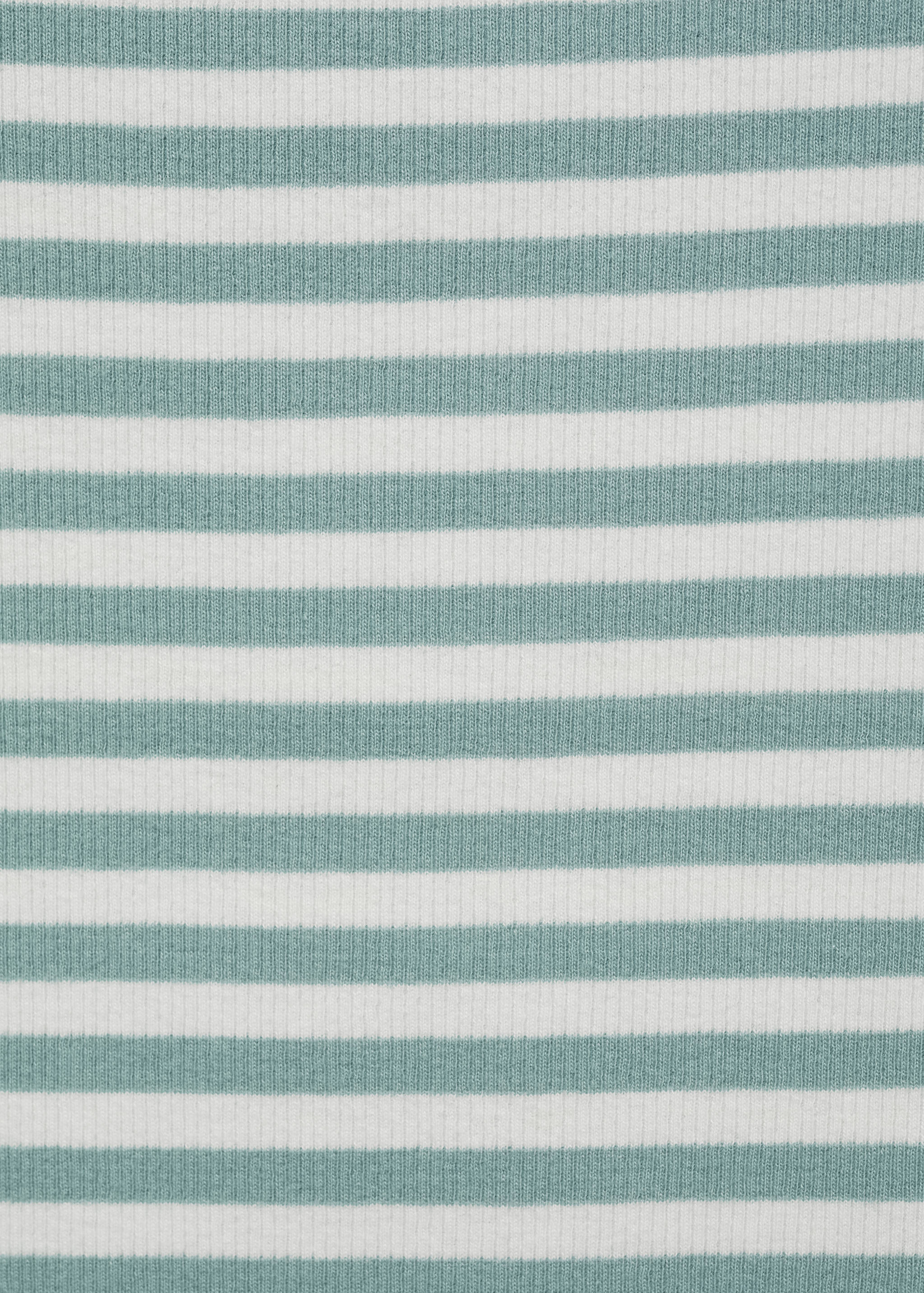 Ribbed cotton-blend top - Details of the article 0