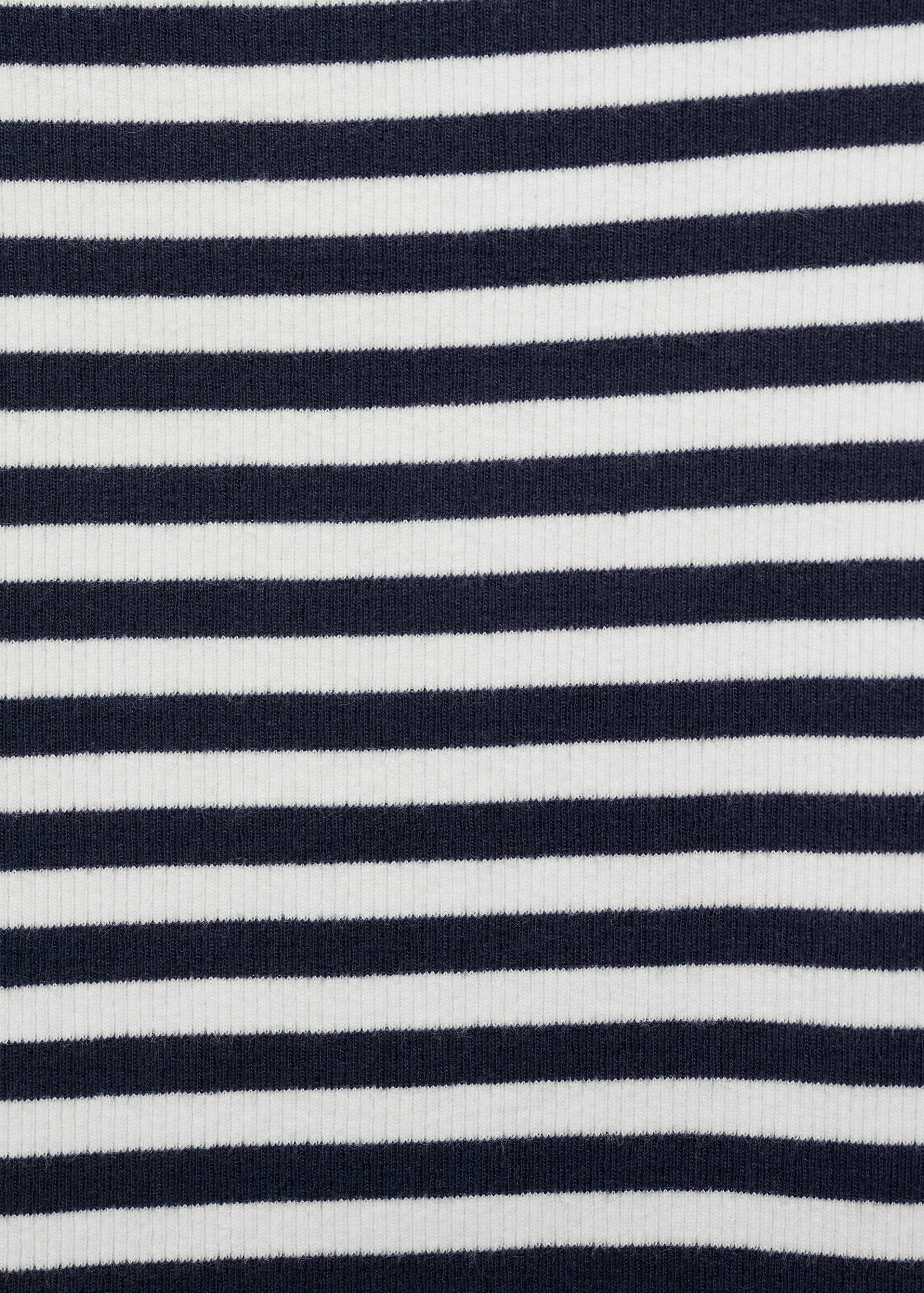 Ribbed cotton-blend top - Details of the article 0