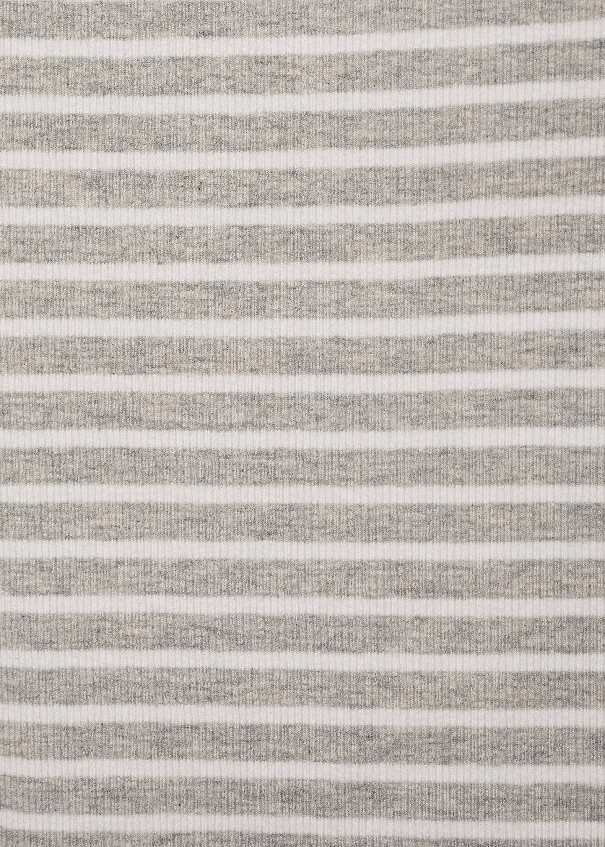 Ribbed cotton-blend top - Details of the article 0