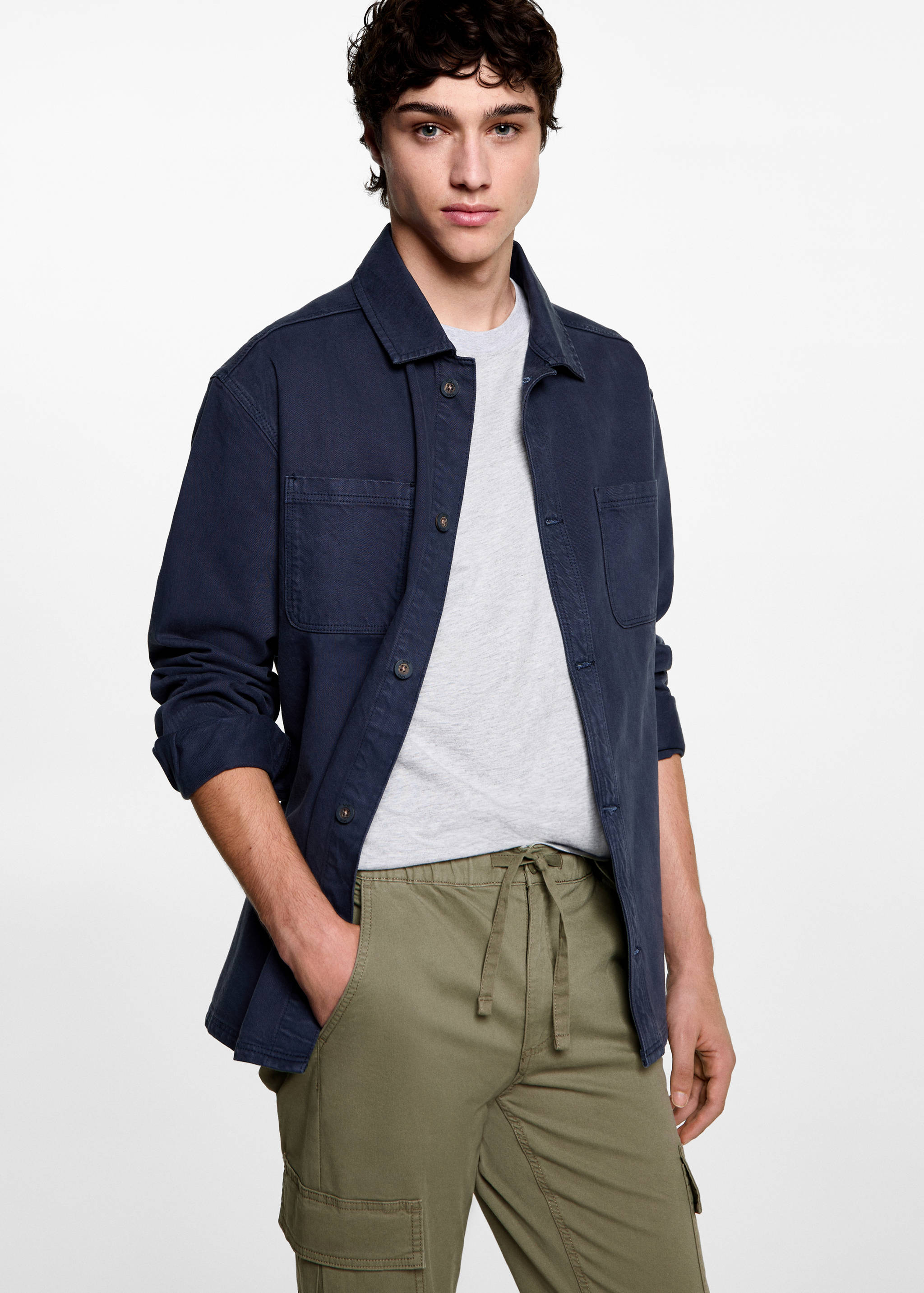 Jogger kargo pantolon - Orta plan