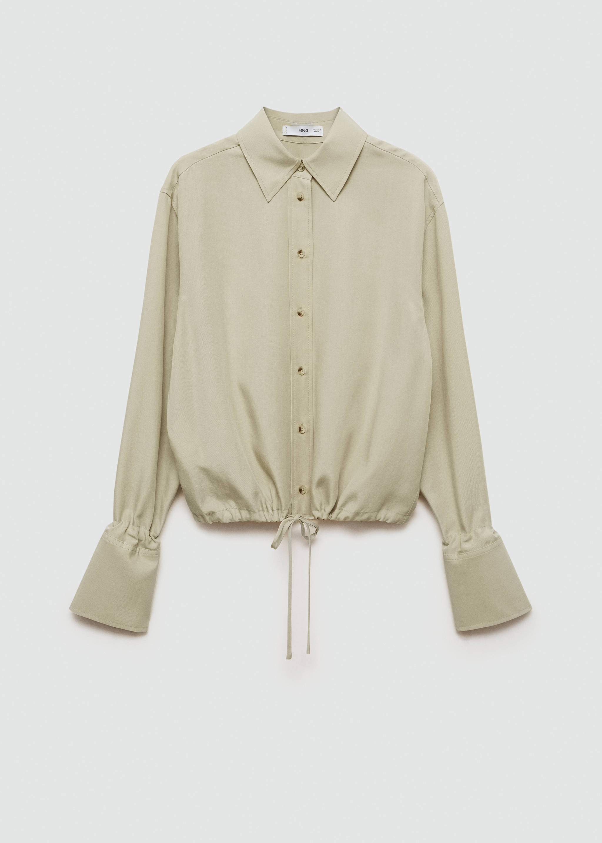 Lyocell shirt with bow - Article without model