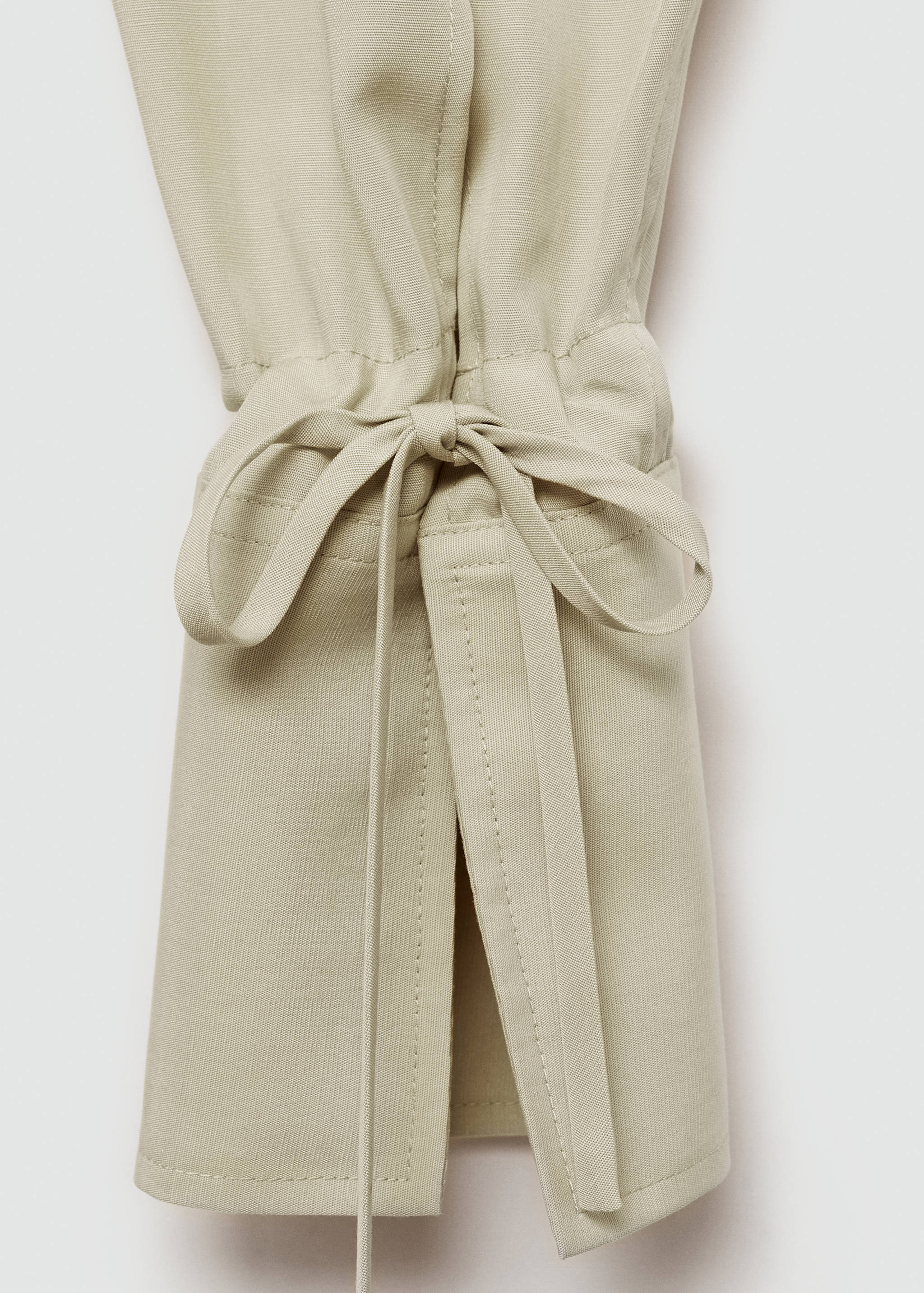 Lyocell shirt with bow - Details of the article 0