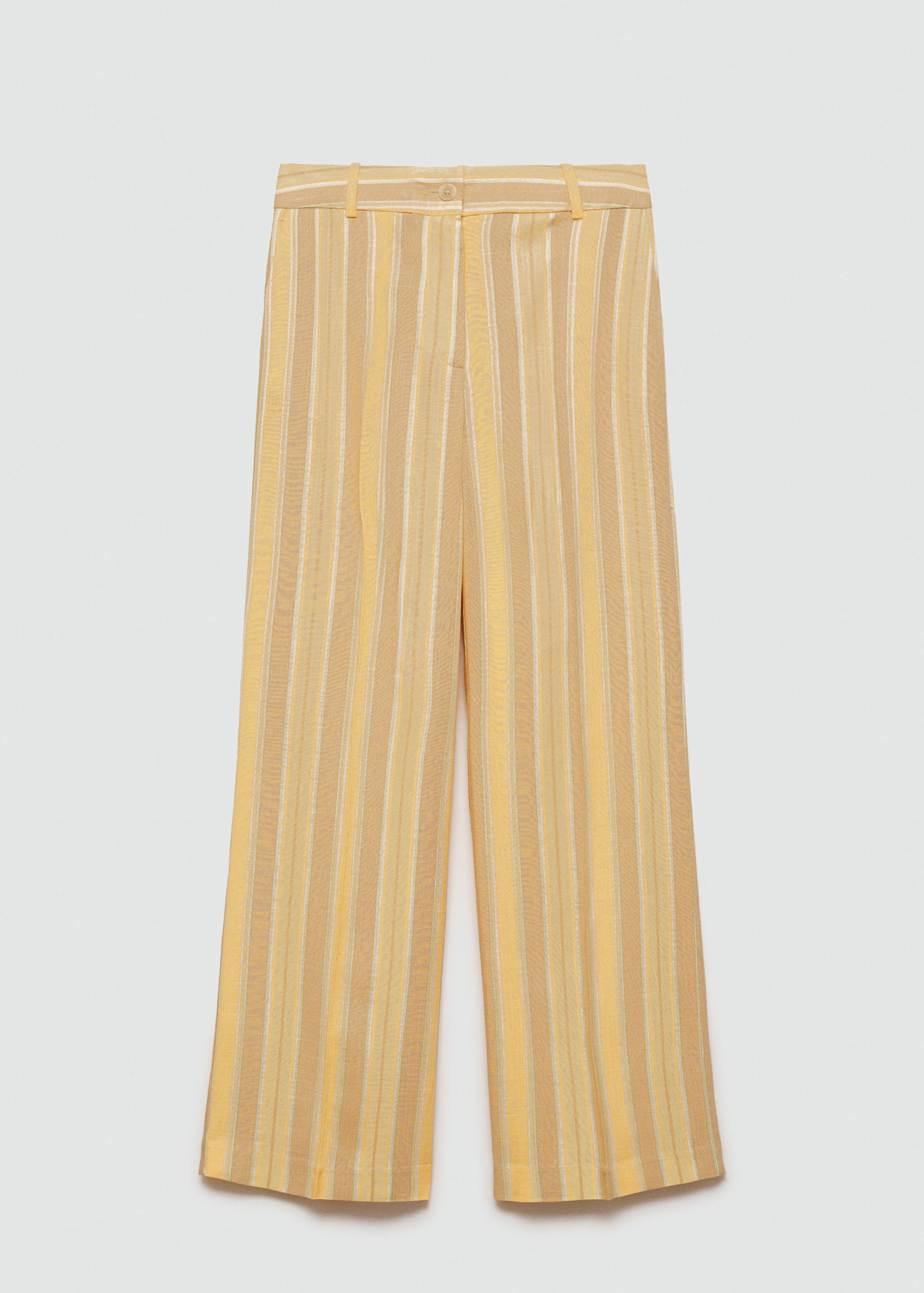 Straight striped trousers - Article without model
