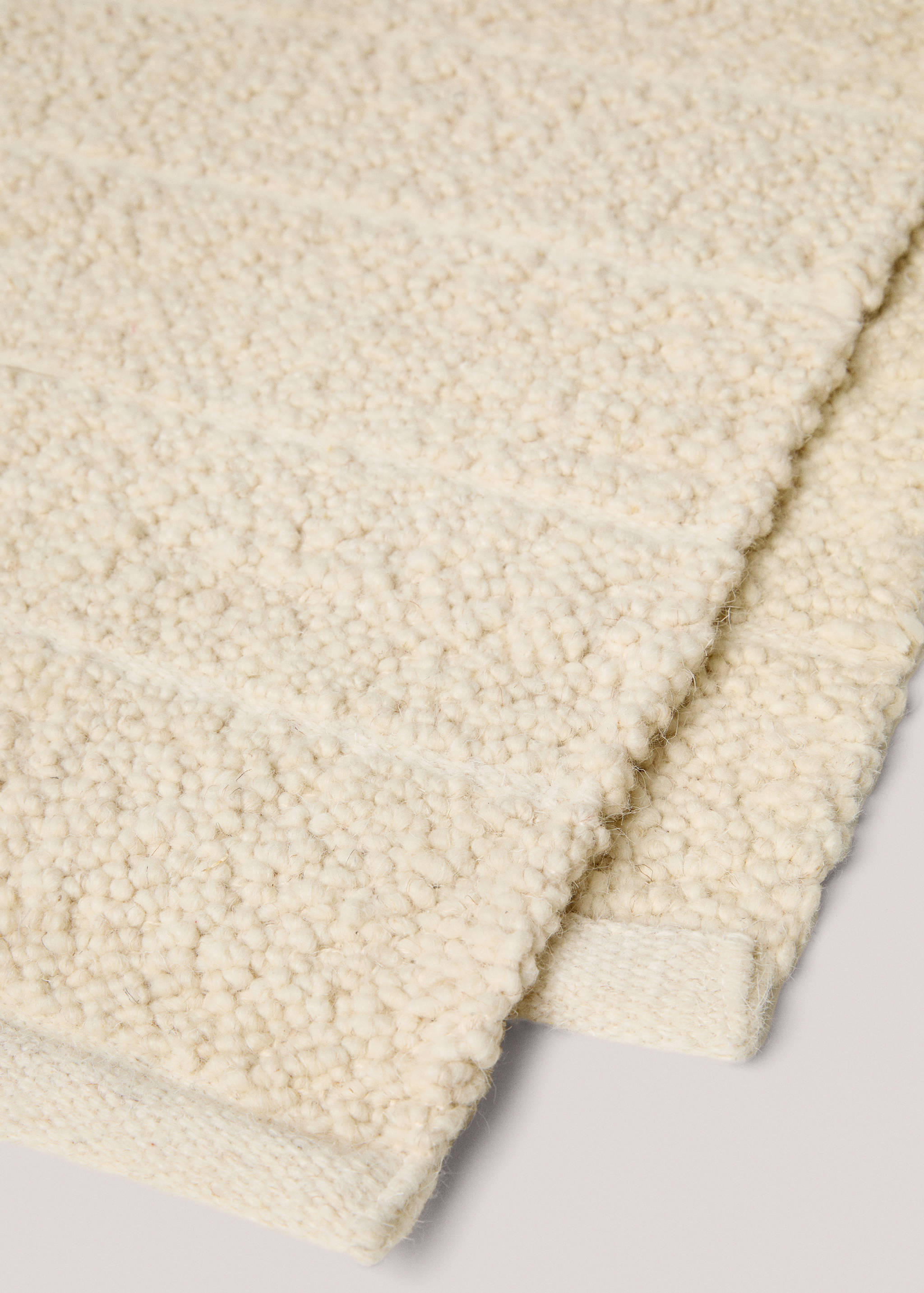 Teppich aus Wolle mit Baumwolle 150 x 200 cm - Detail des Artikels 1