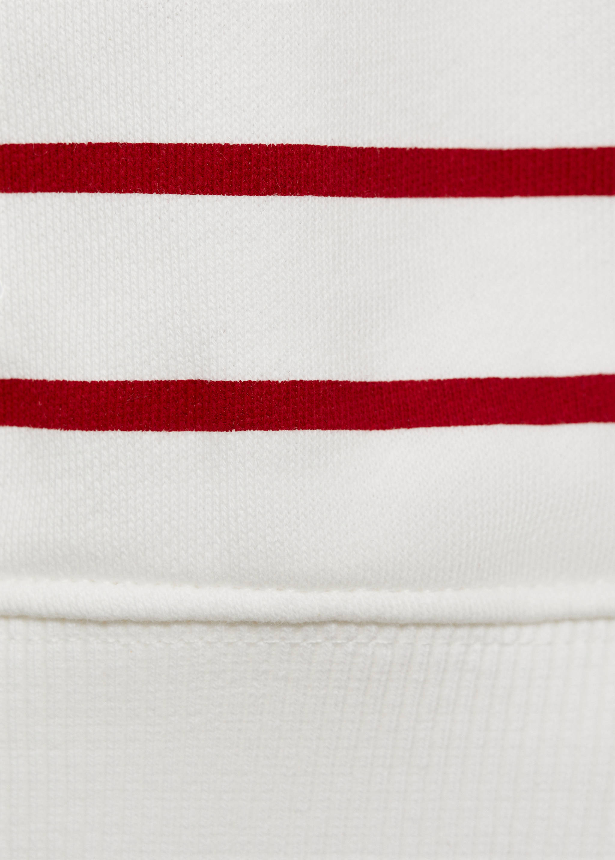Gestreiftes Baumwoll-Sweatshirt - Detail des Artikels 0