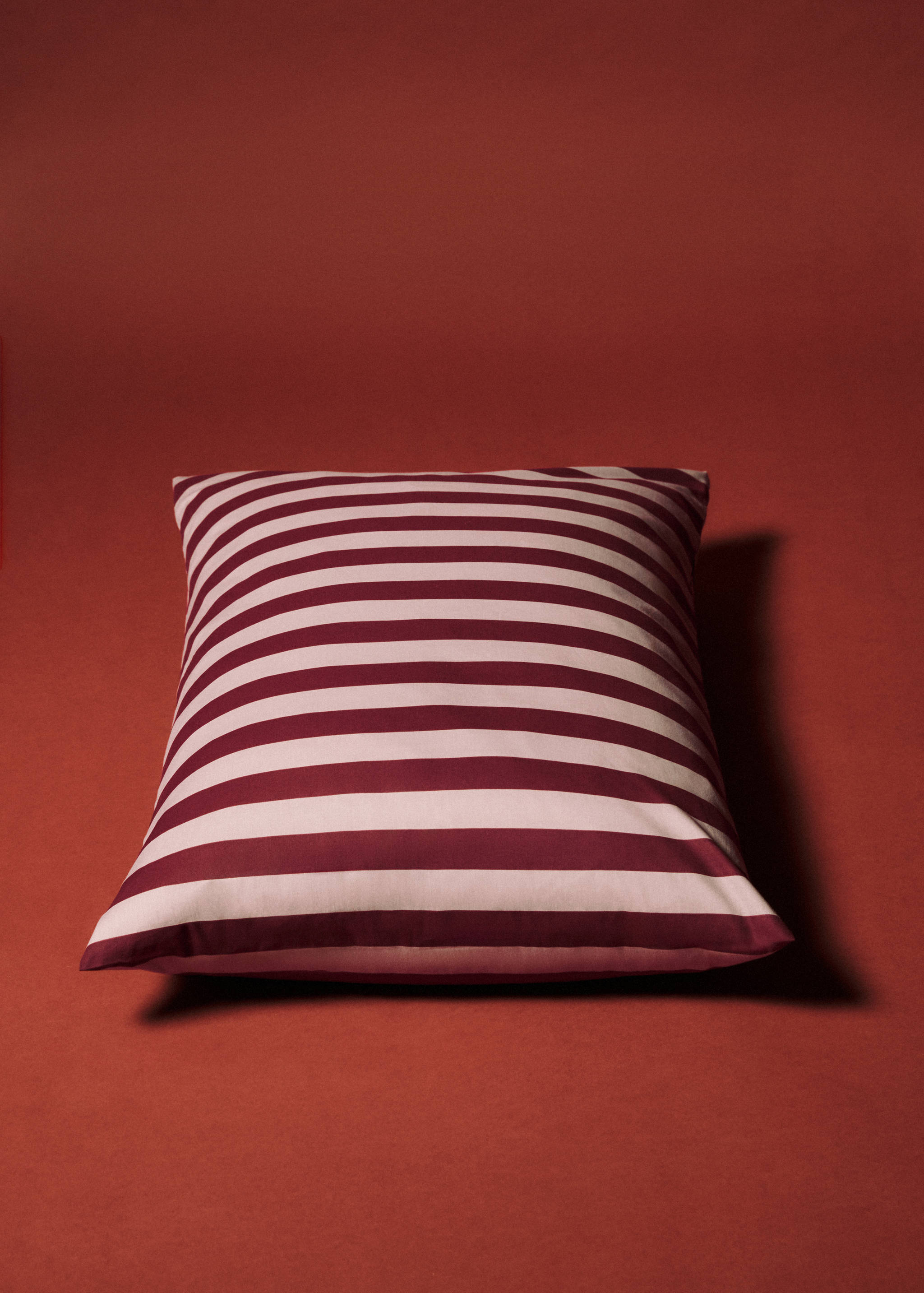 Cotton percale kodak-stripe percale pillowcase 50x75cm - Details of the article 7