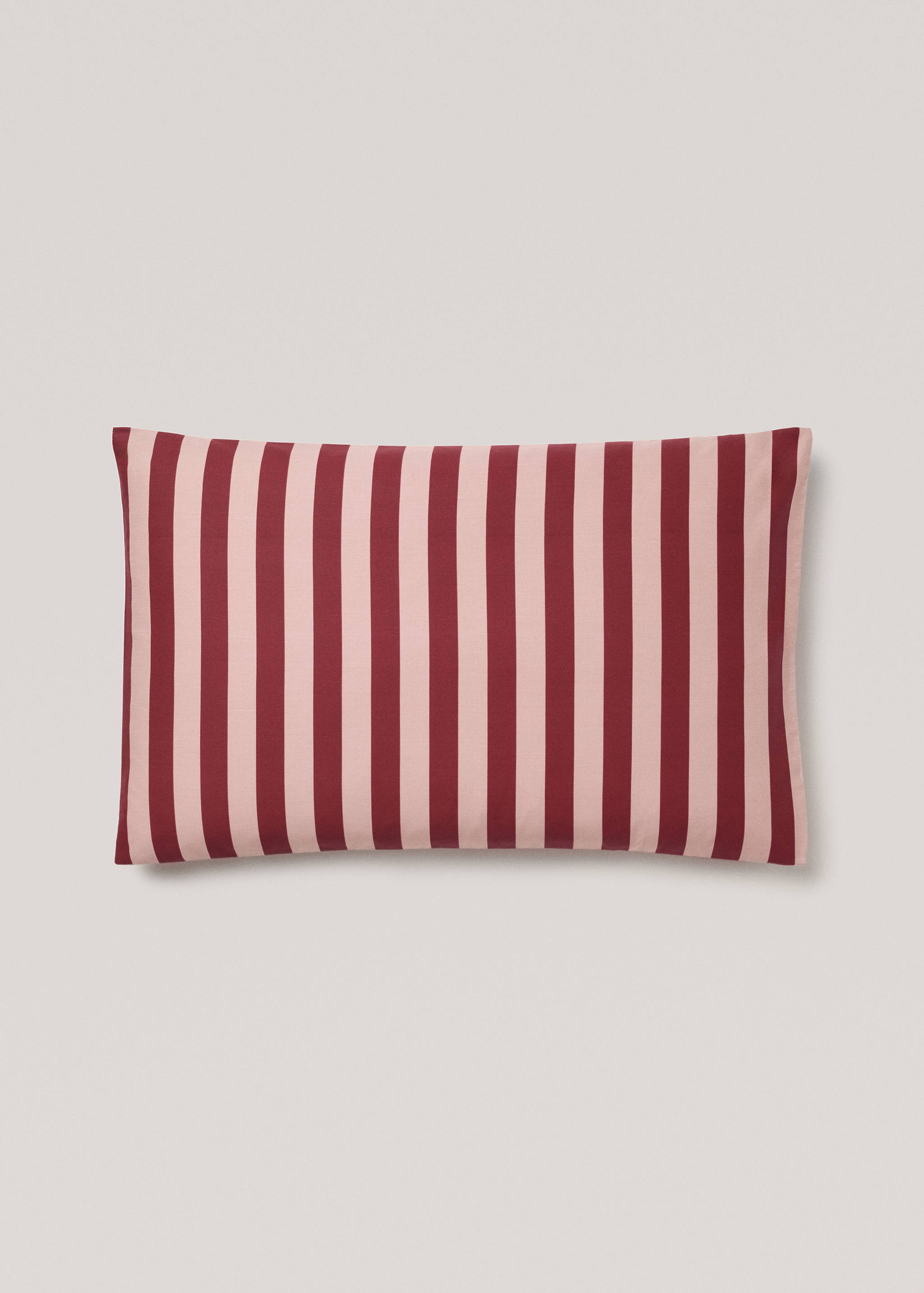 Cotton percale kodak-stripe percale pillowcase 50x75cm - Article without model