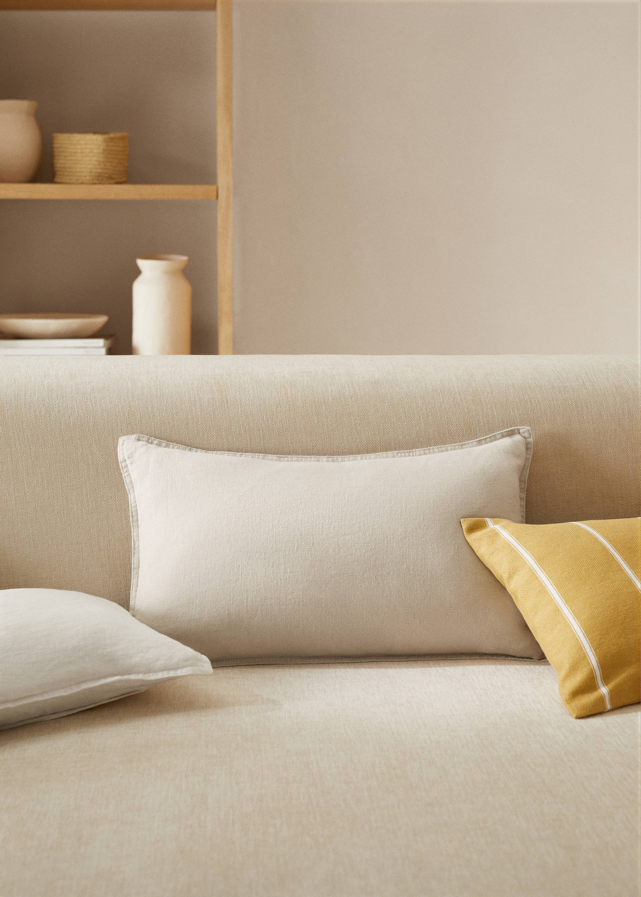 100% linen cushion cover 30x50cm - General plane