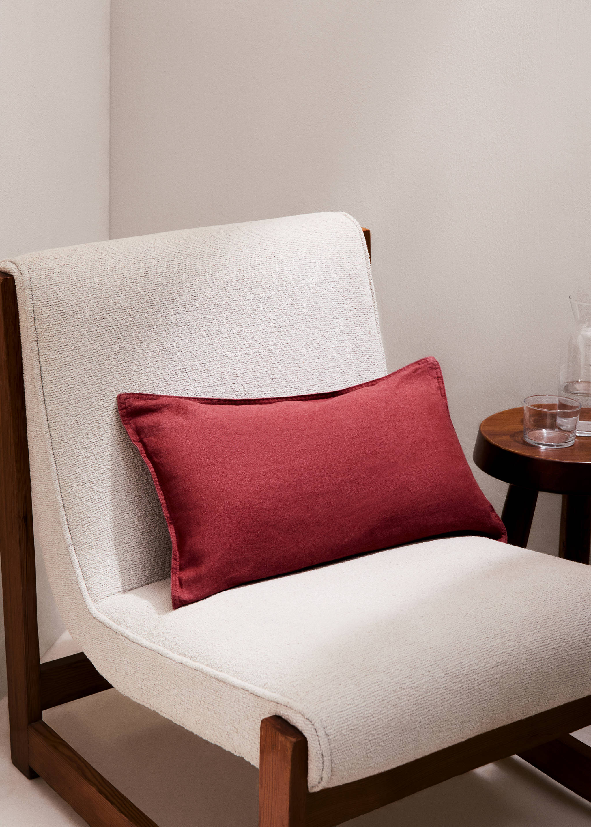 100% linen cushion cover 30x50cm - General plane