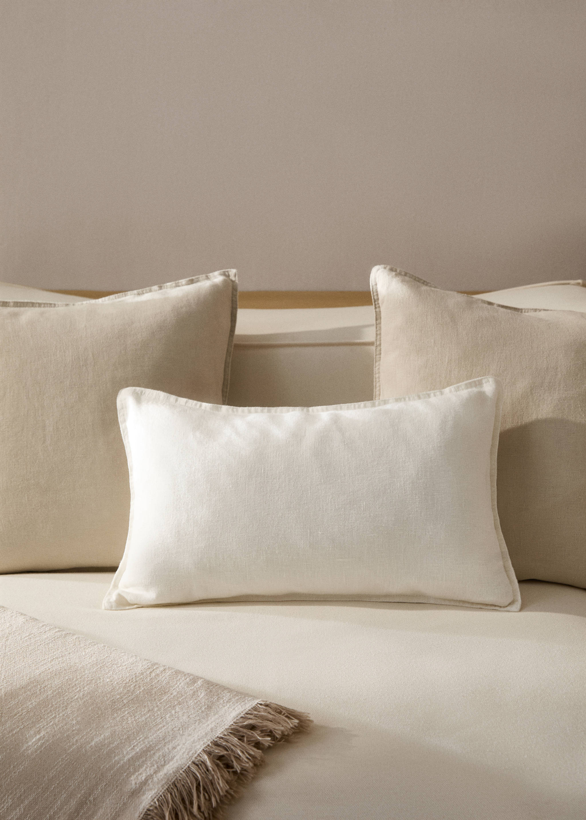 100% linen cushion cover 30x50cm - General plane