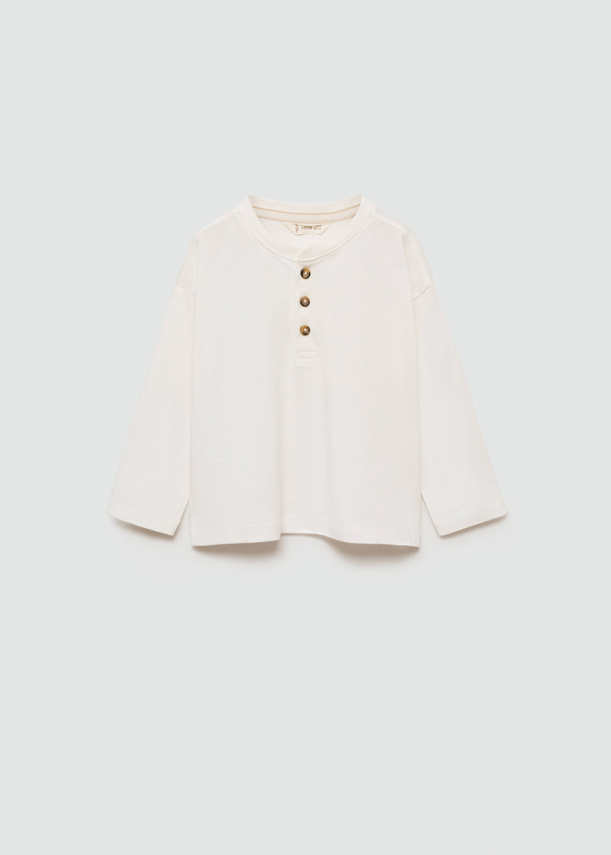 Long sleeve cotton t-shirt - Article without model