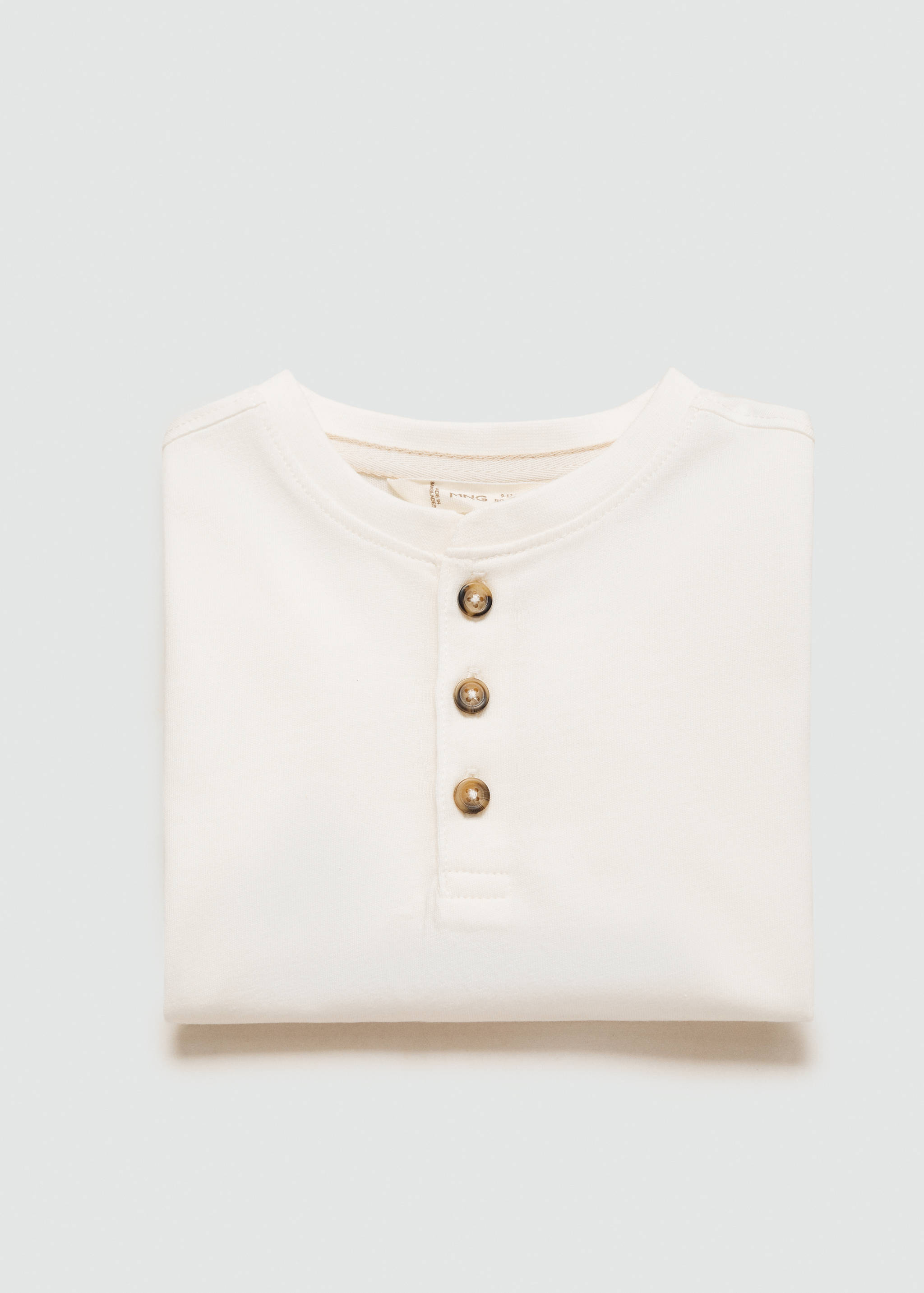 Long sleeve cotton t-shirt - Details of the article 0