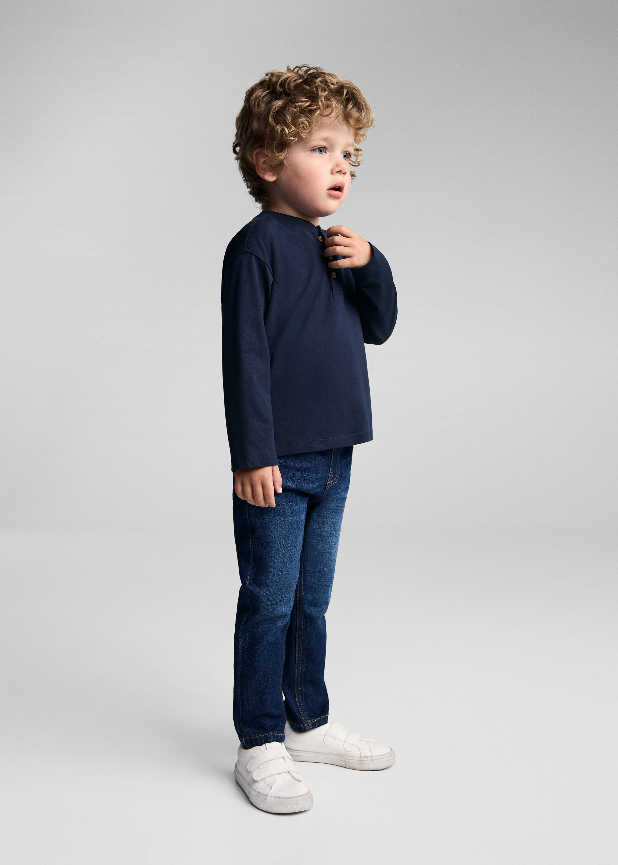 Long sleeve cotton t-shirt - General plane