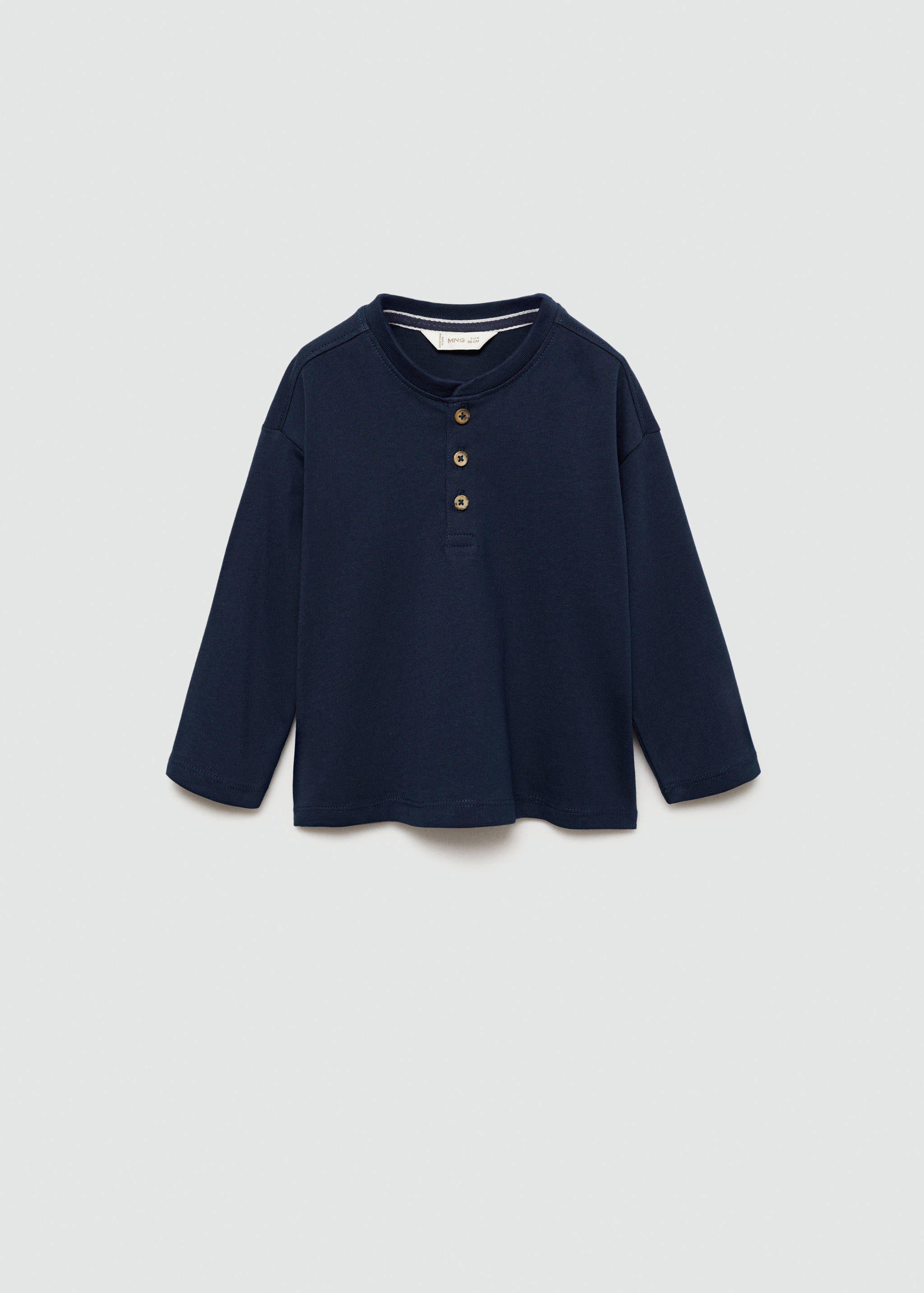 Long sleeve cotton t-shirt - Article without model