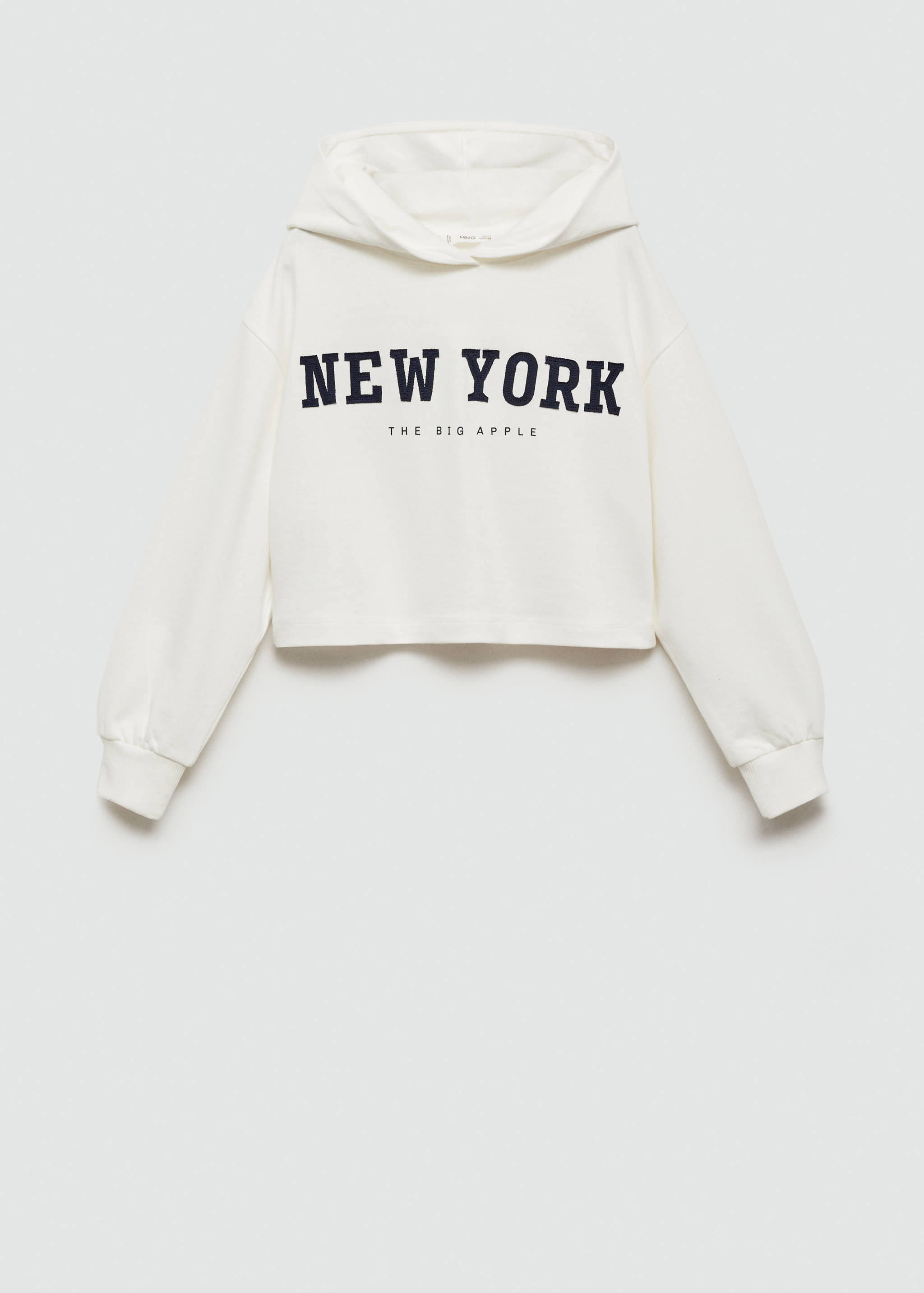 Embroidered message sweatshirt - Article without model
