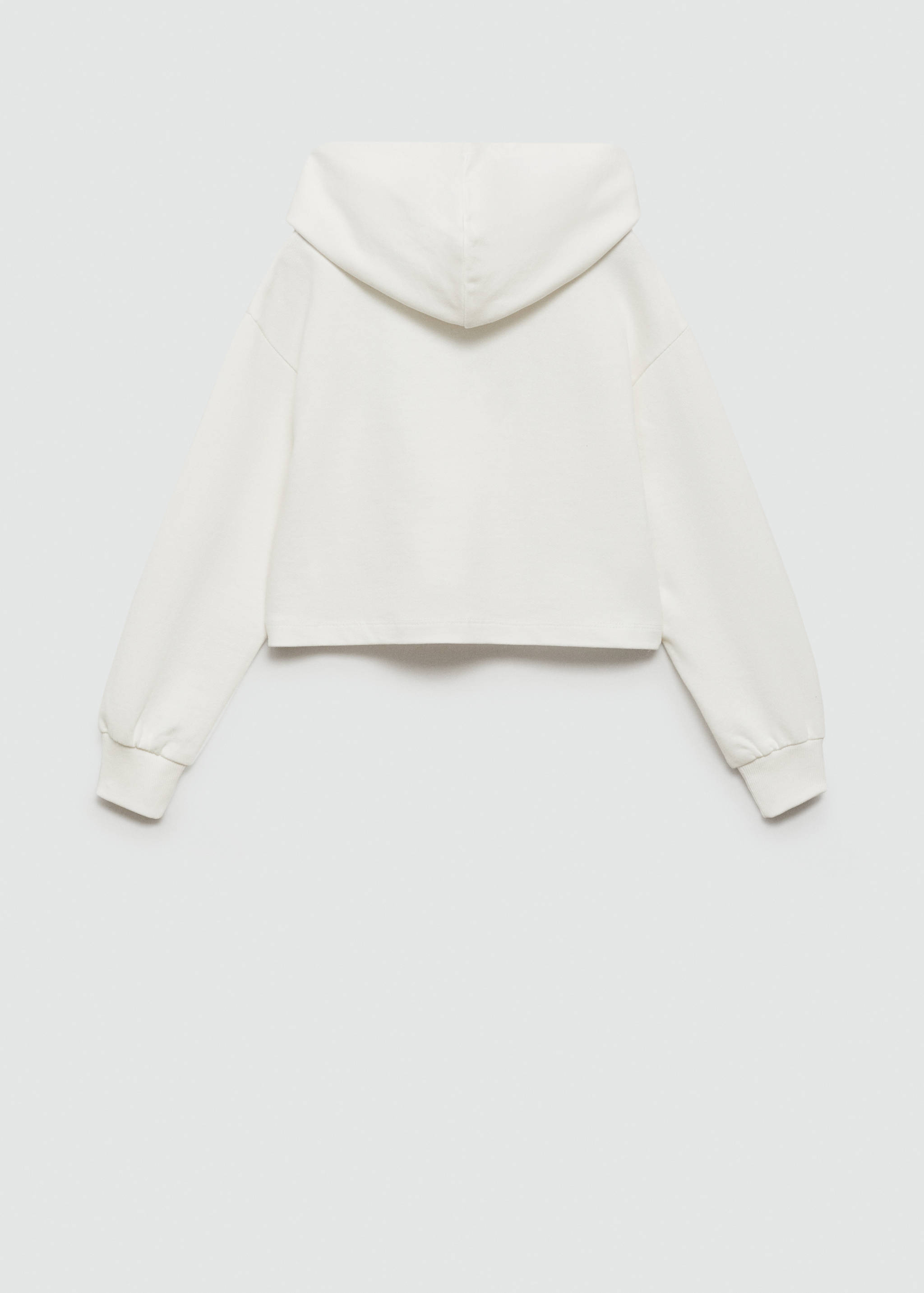 Embroidered message sweatshirt - Reverse of the article