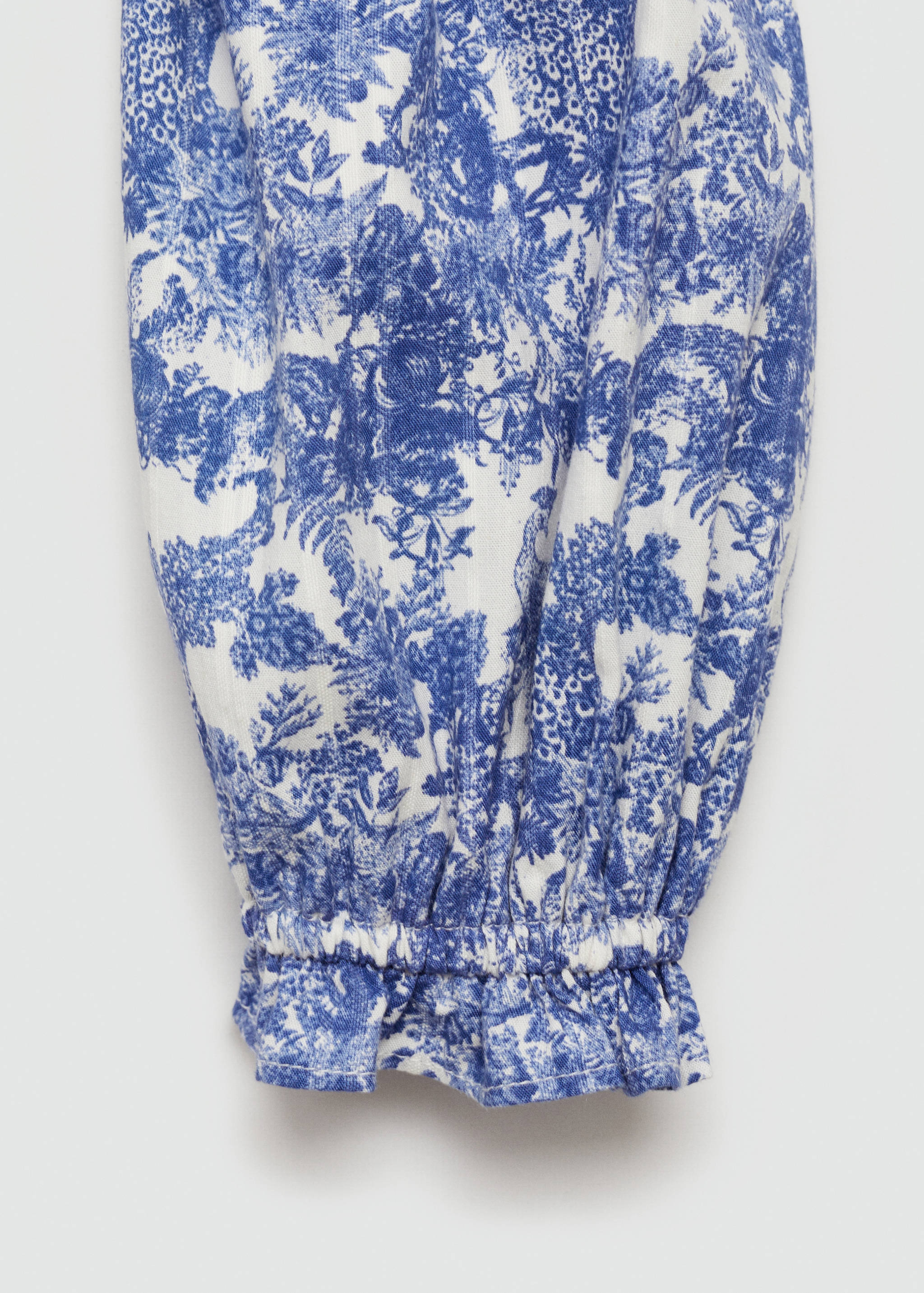 Ruched printed blouse - Details of the article 0