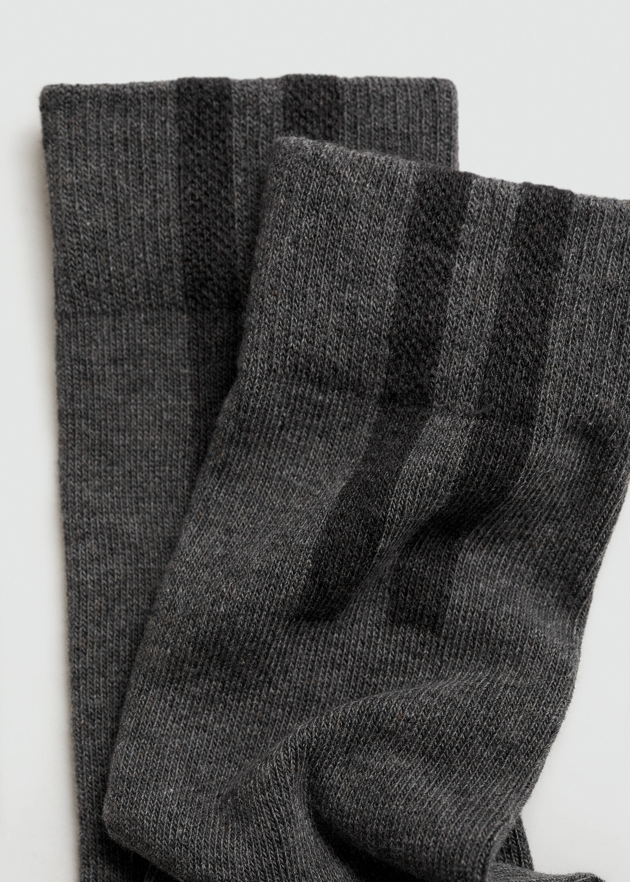 Gestreifte Baumwollsocken - Rückseite des Artikels