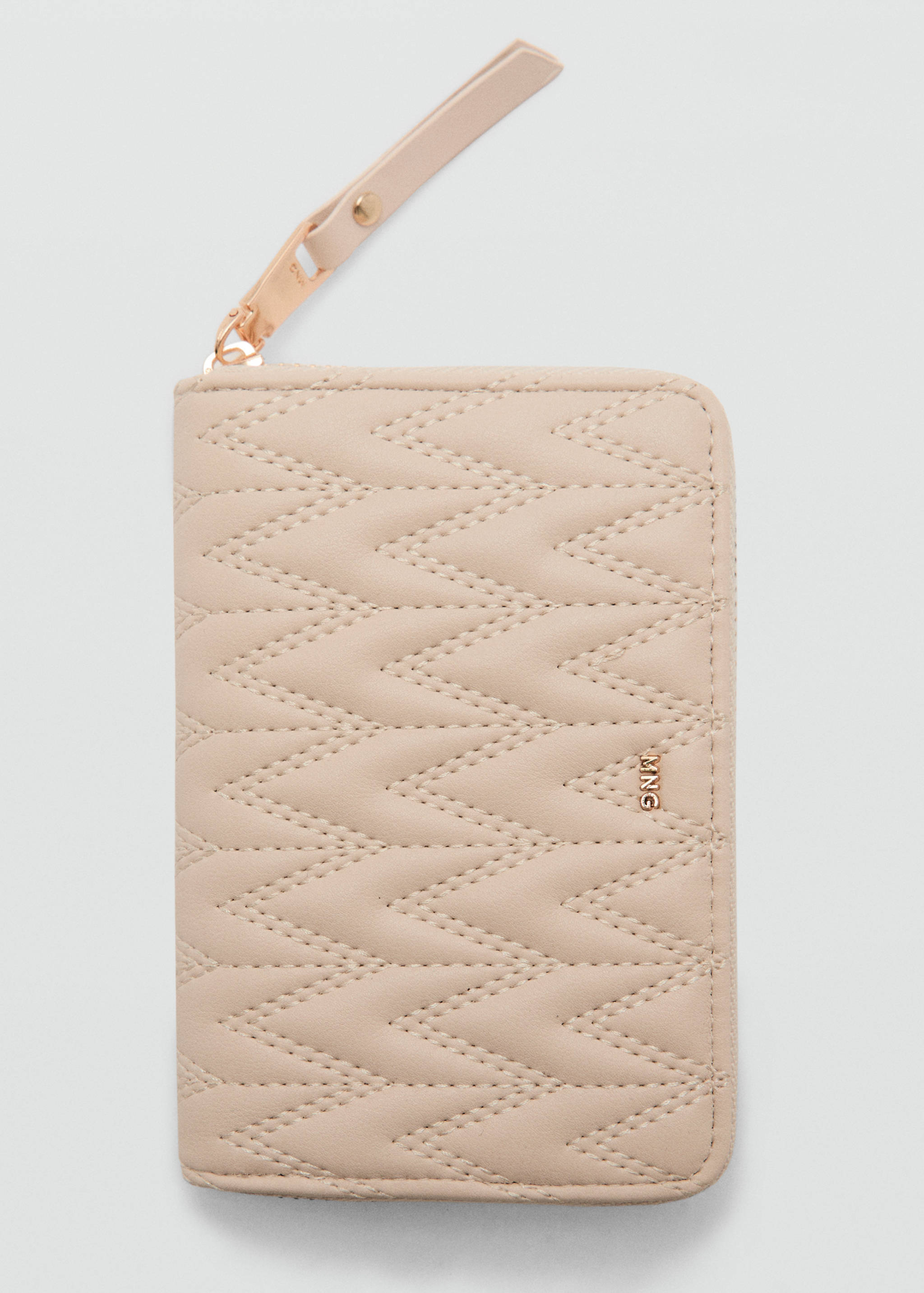 Billetera acolchada logo - Plano medio