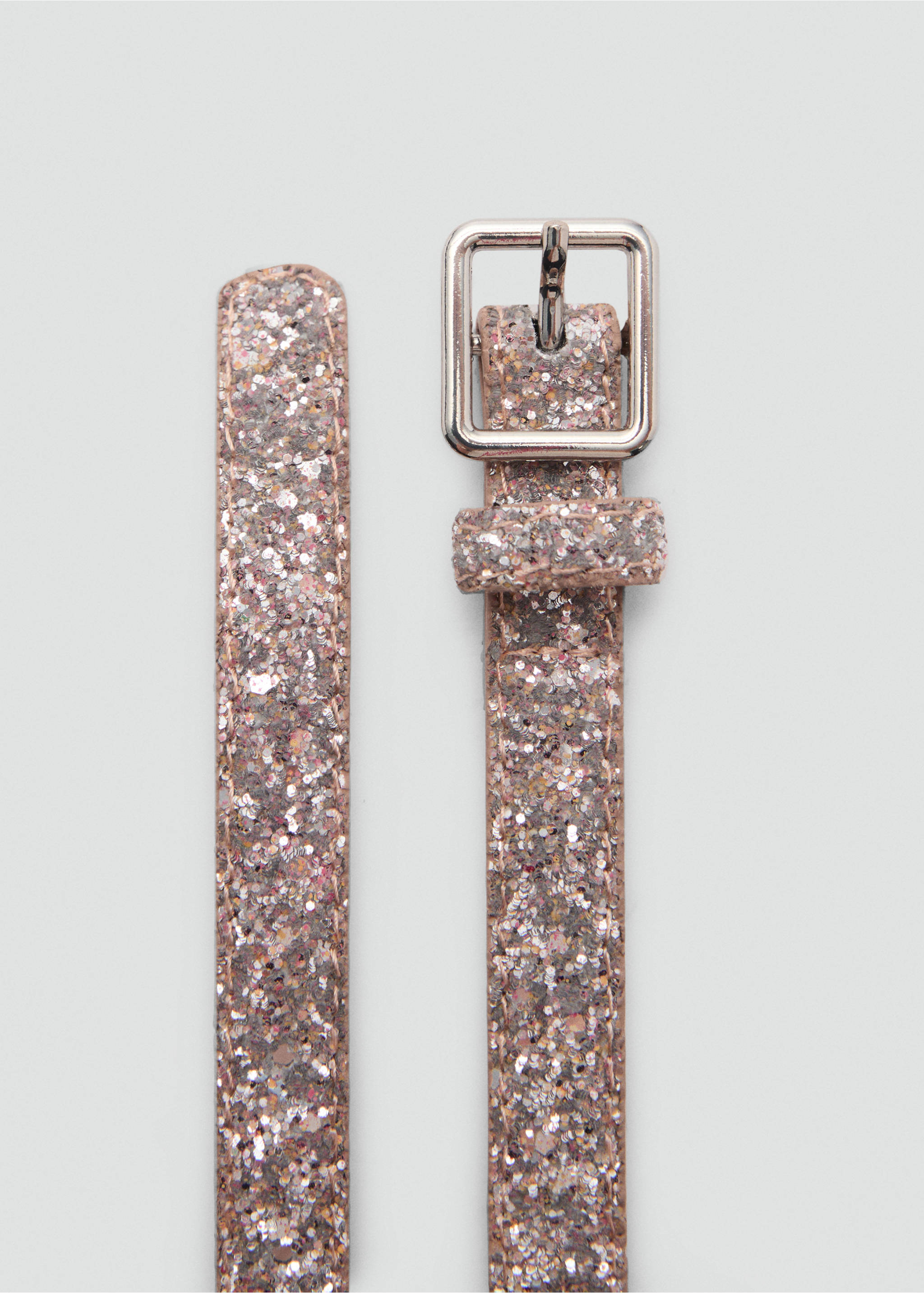 Ceinture à paillettes - Détail de l'article 1, Argent. Ref: 77033294-00.
