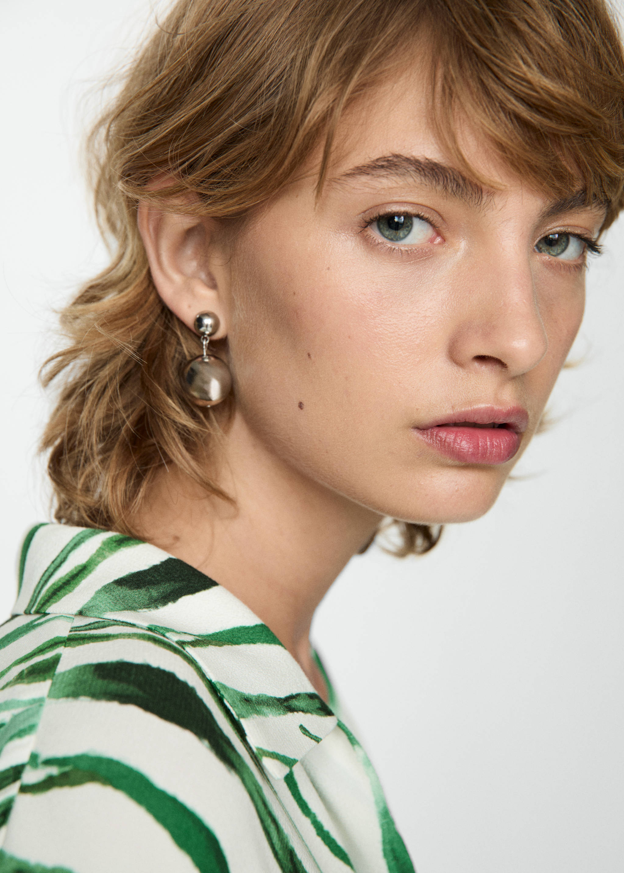 Printed jumpsuit with bow - Details of the article 1