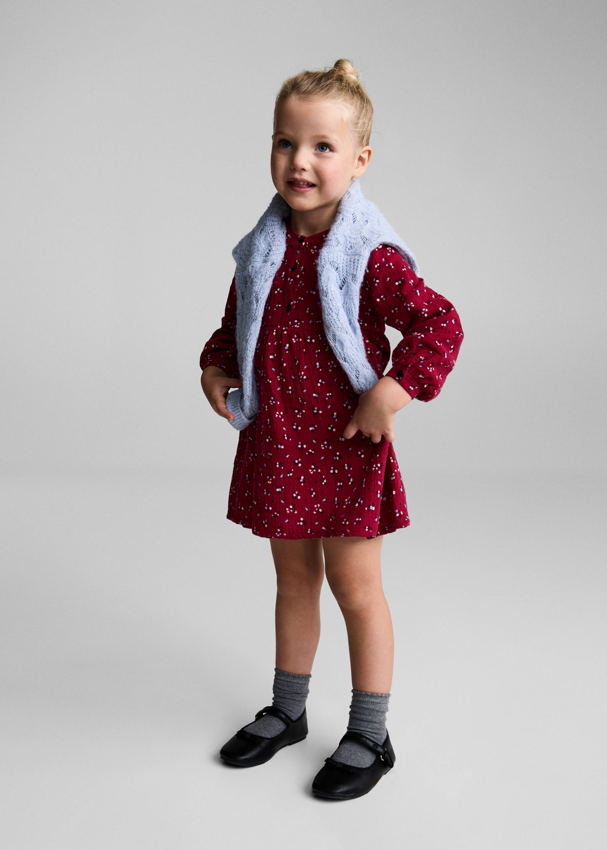 Robe coton fleurs - Plan général