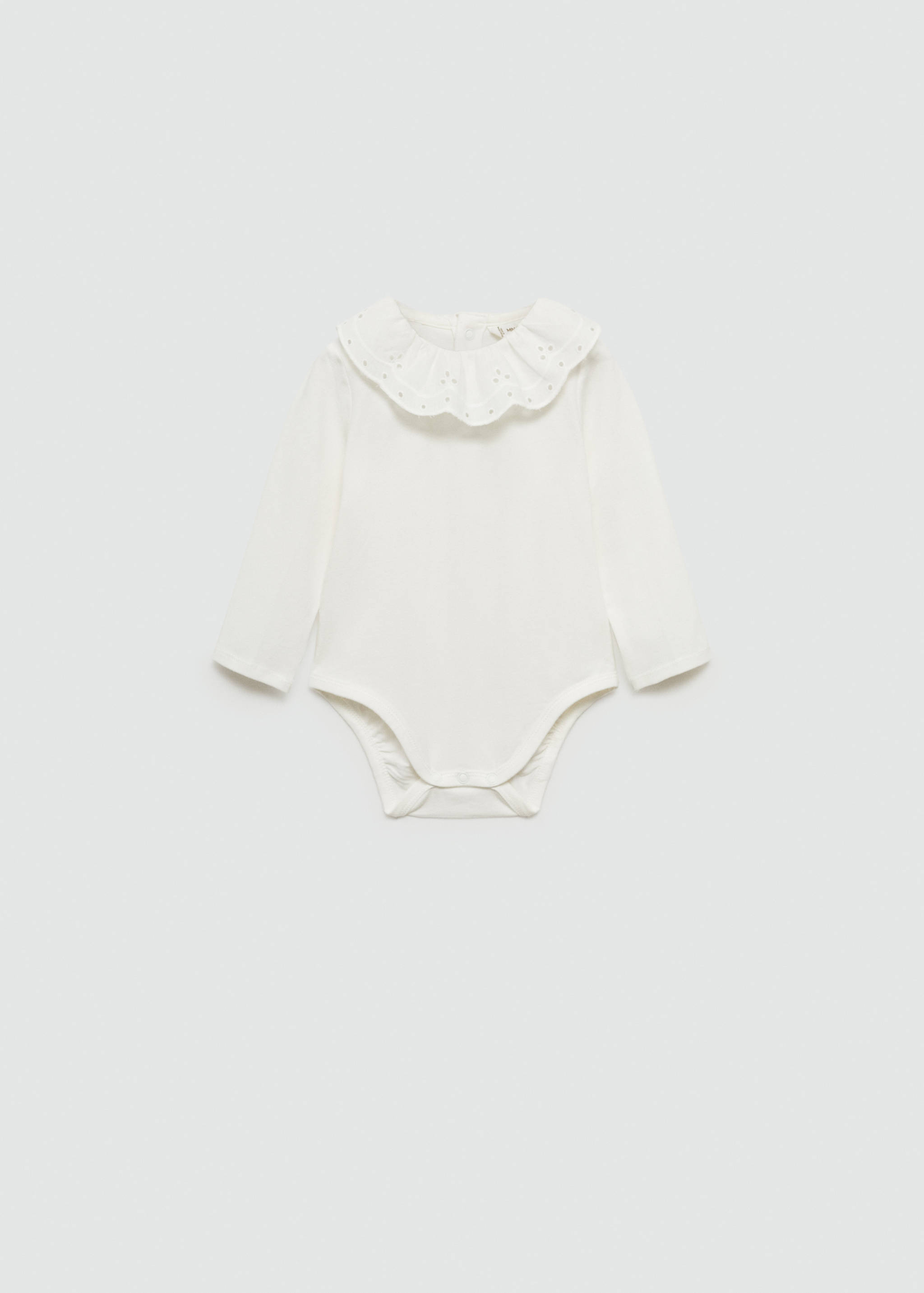 Babydoll-neck bodysuit - Article without model