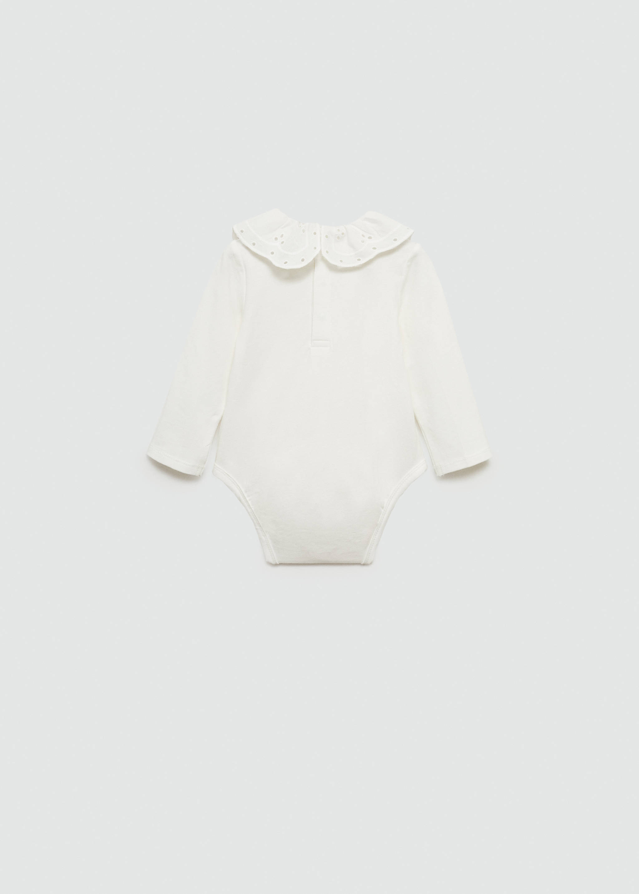 Babydoll-neck bodysuit - Reverse of the article