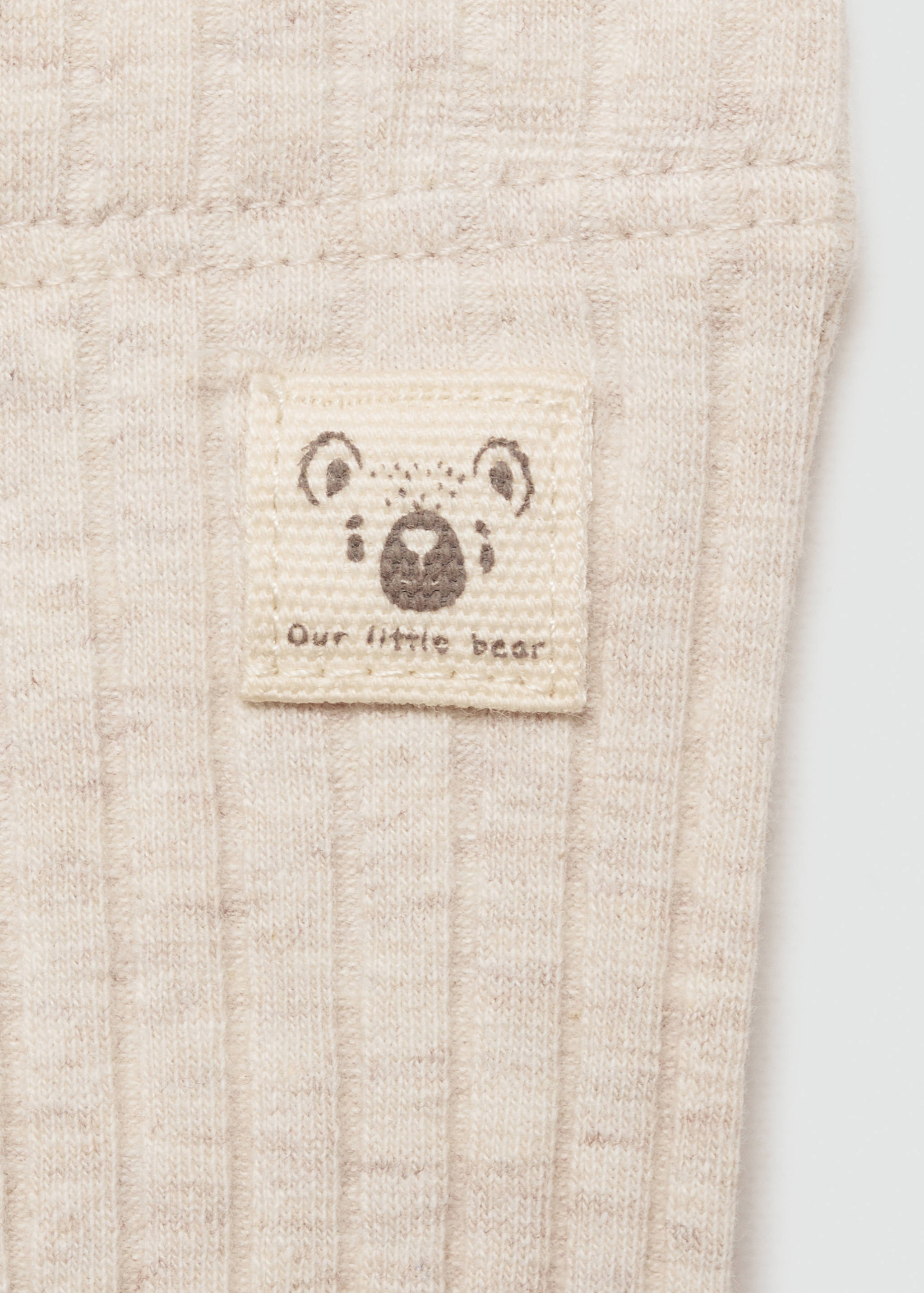Cotton ribbed leggings - Details of the article 8
