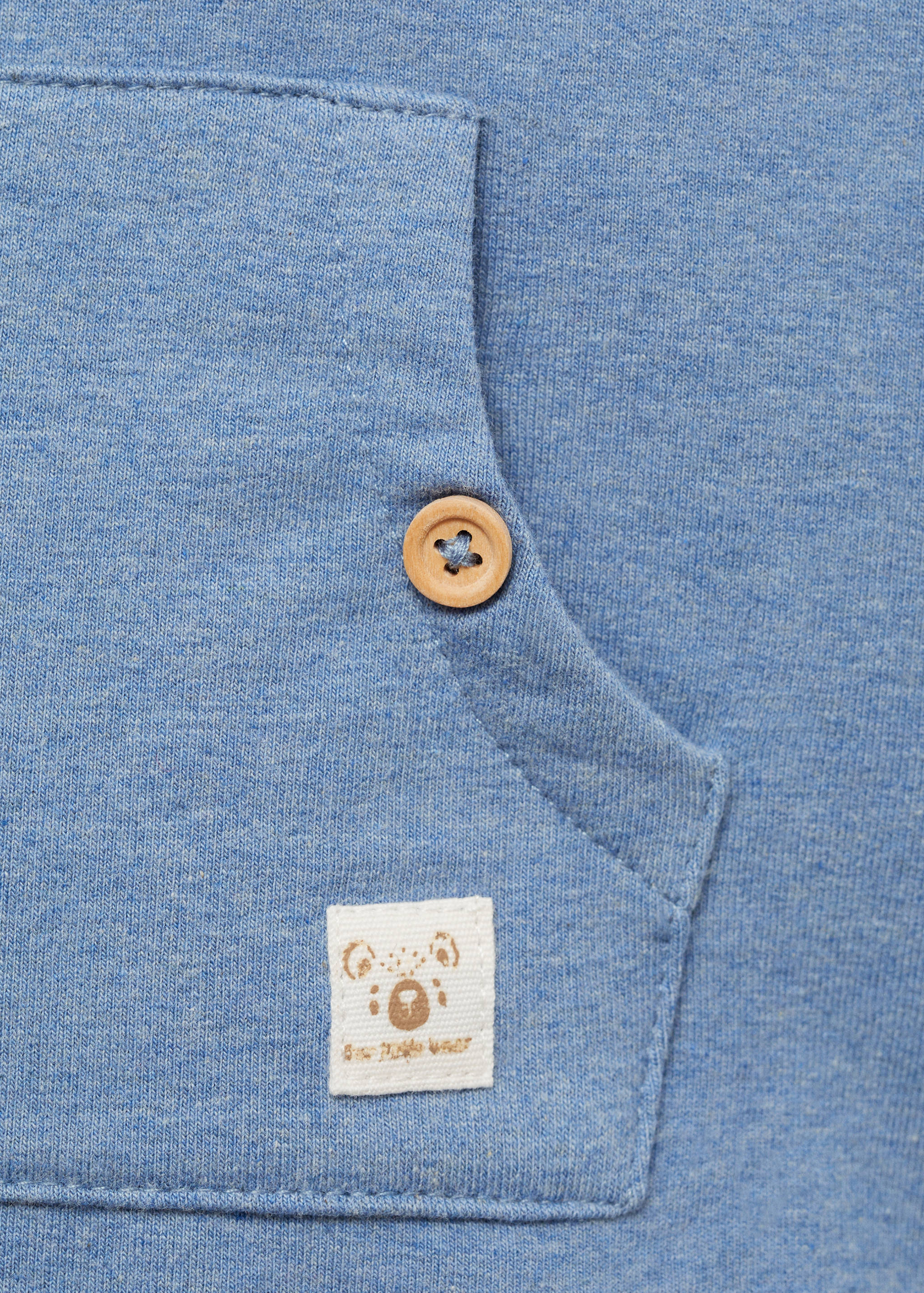 Cotton kangaroo sweatshirt - Details of the article 8