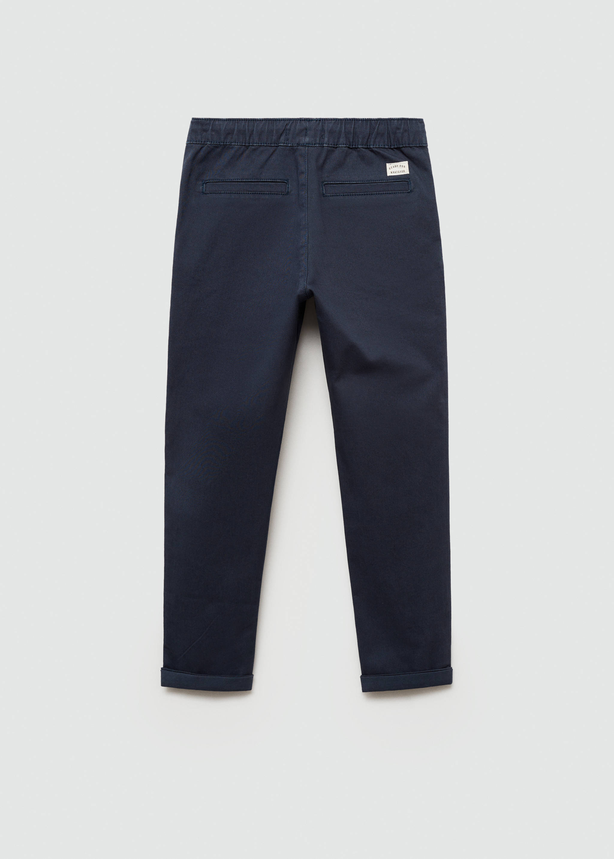 Elastic waist trousers - Reverse of the article