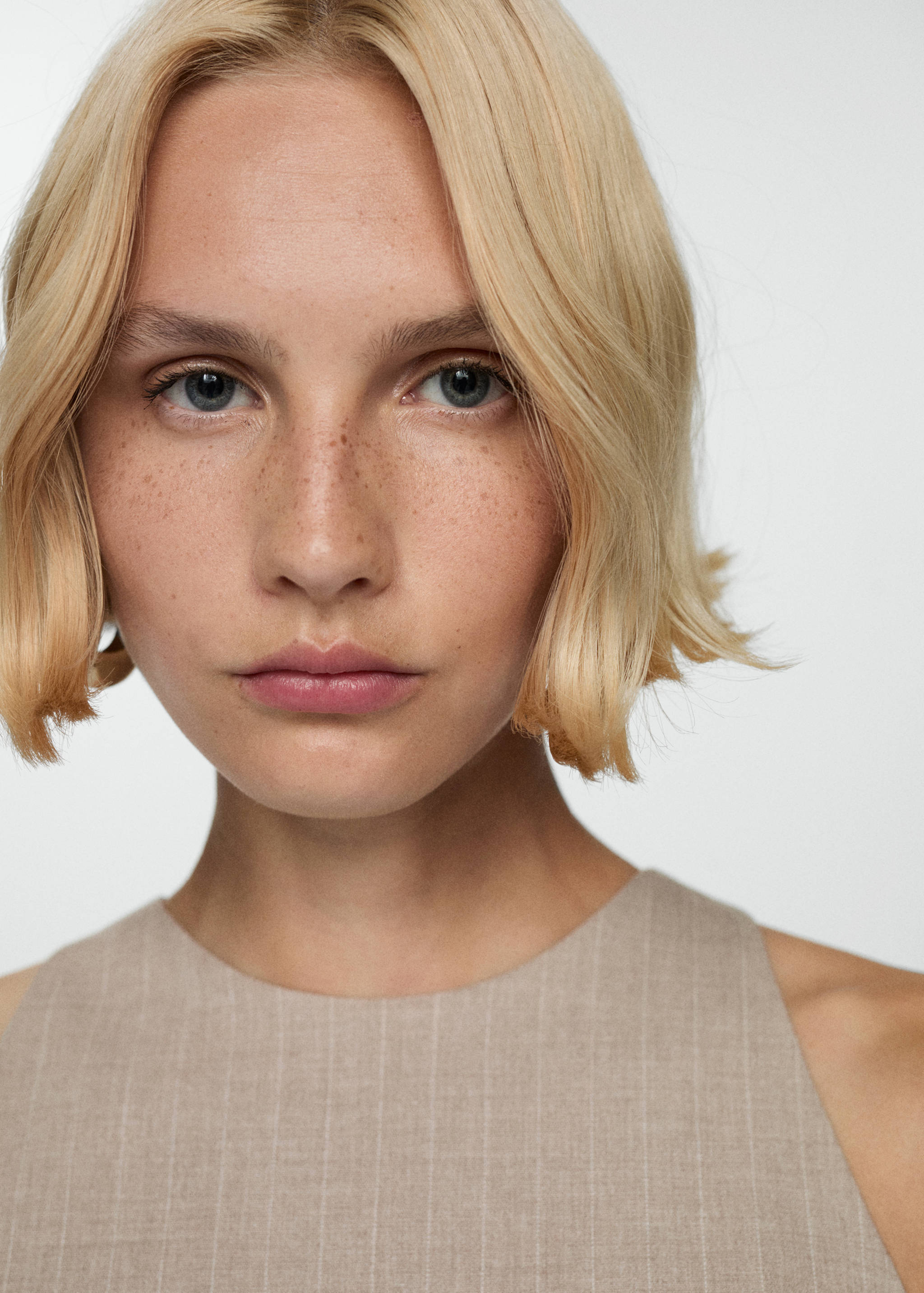 Striped bow dress - Details of the article 1